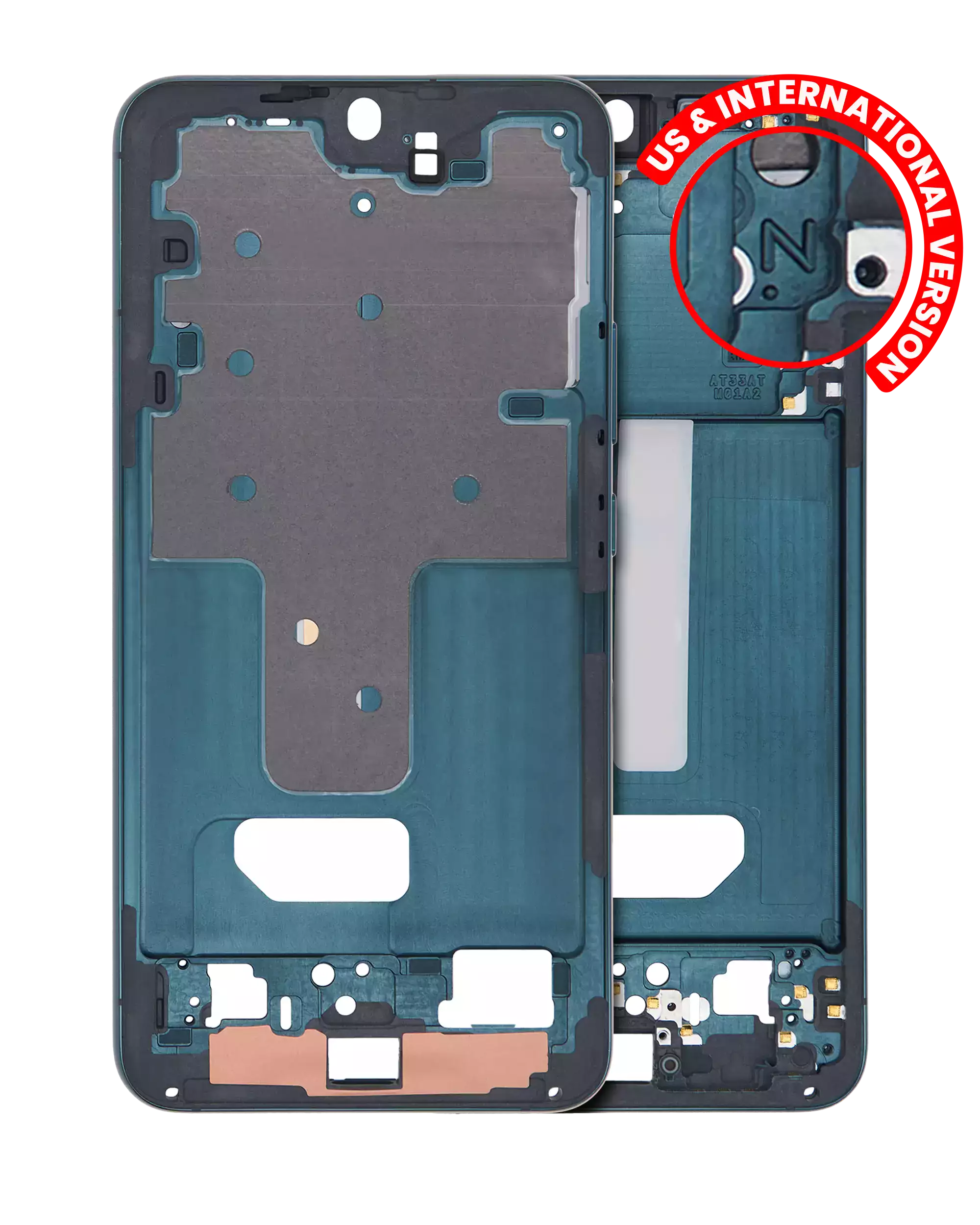 Frame centrale per Samsung Galaxy S22 Plus 5G (US e International Version) (Verde)