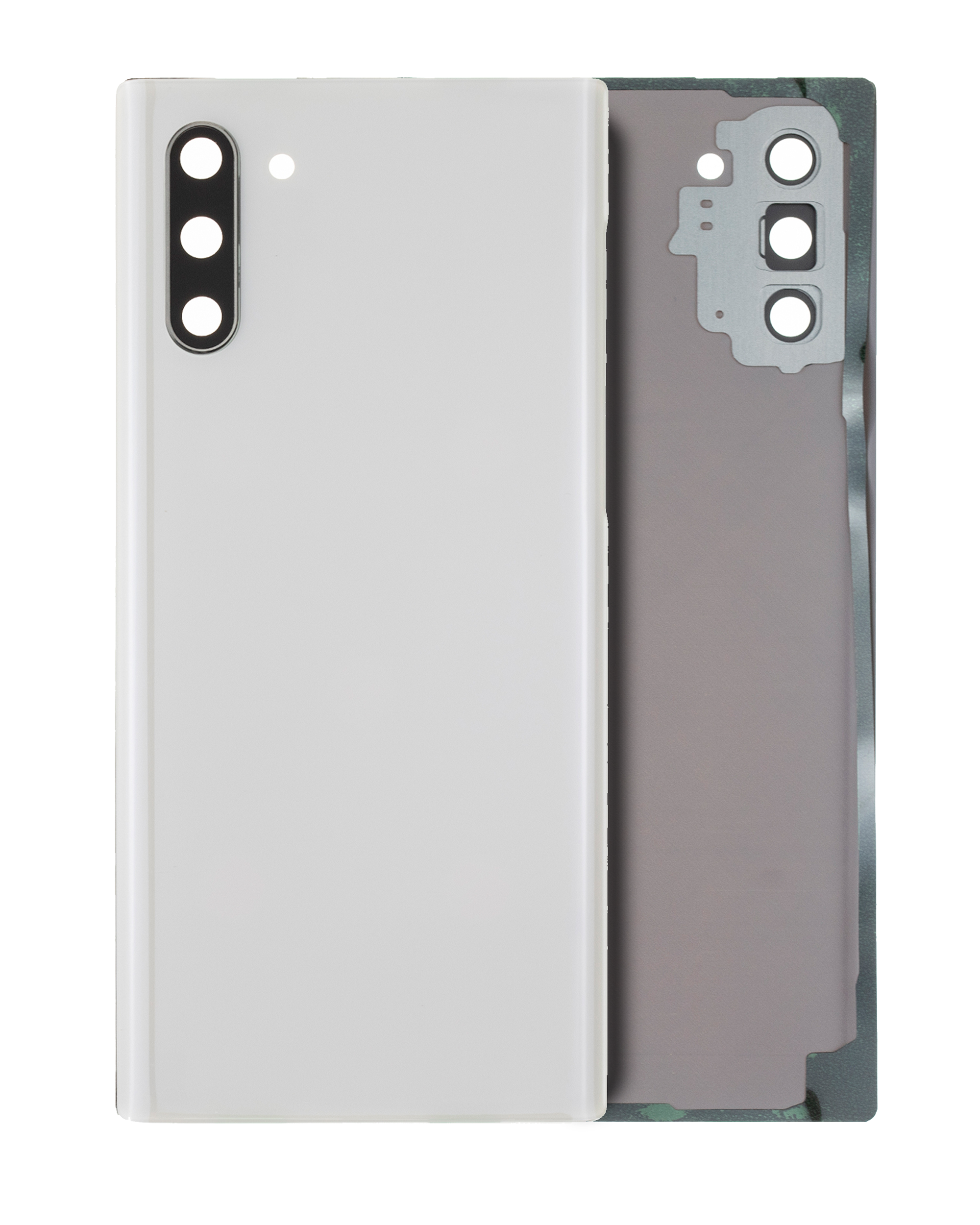 vetro cover posteriore con Vetro fotocamera per Samsung Galaxy Note 10 (Service Pack) (Aura Bianco)