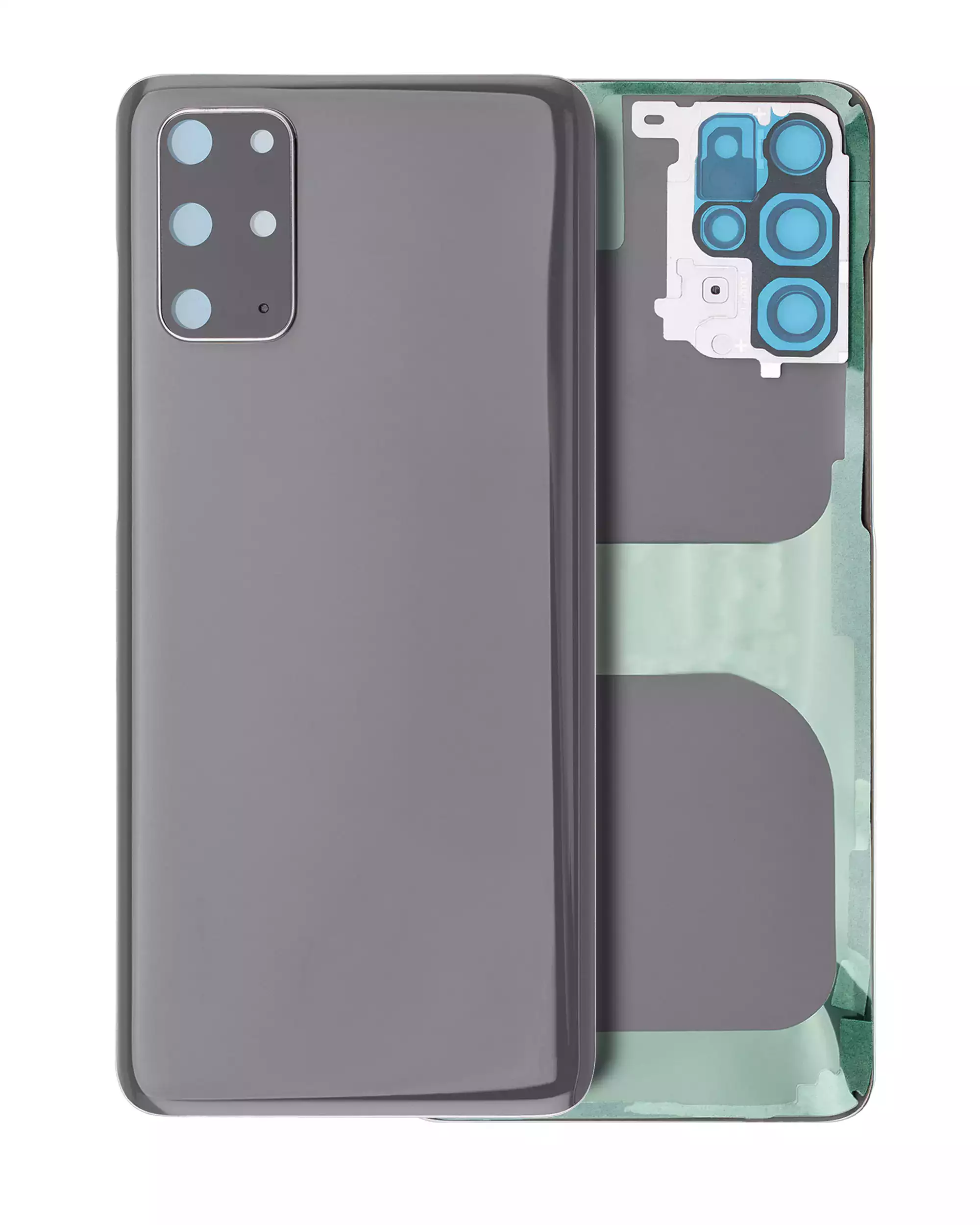 vetro cover posteriore con Vetro fotocamera per Samsung Galaxy S20 Plus (Service Pack) (Grigio cosmico)