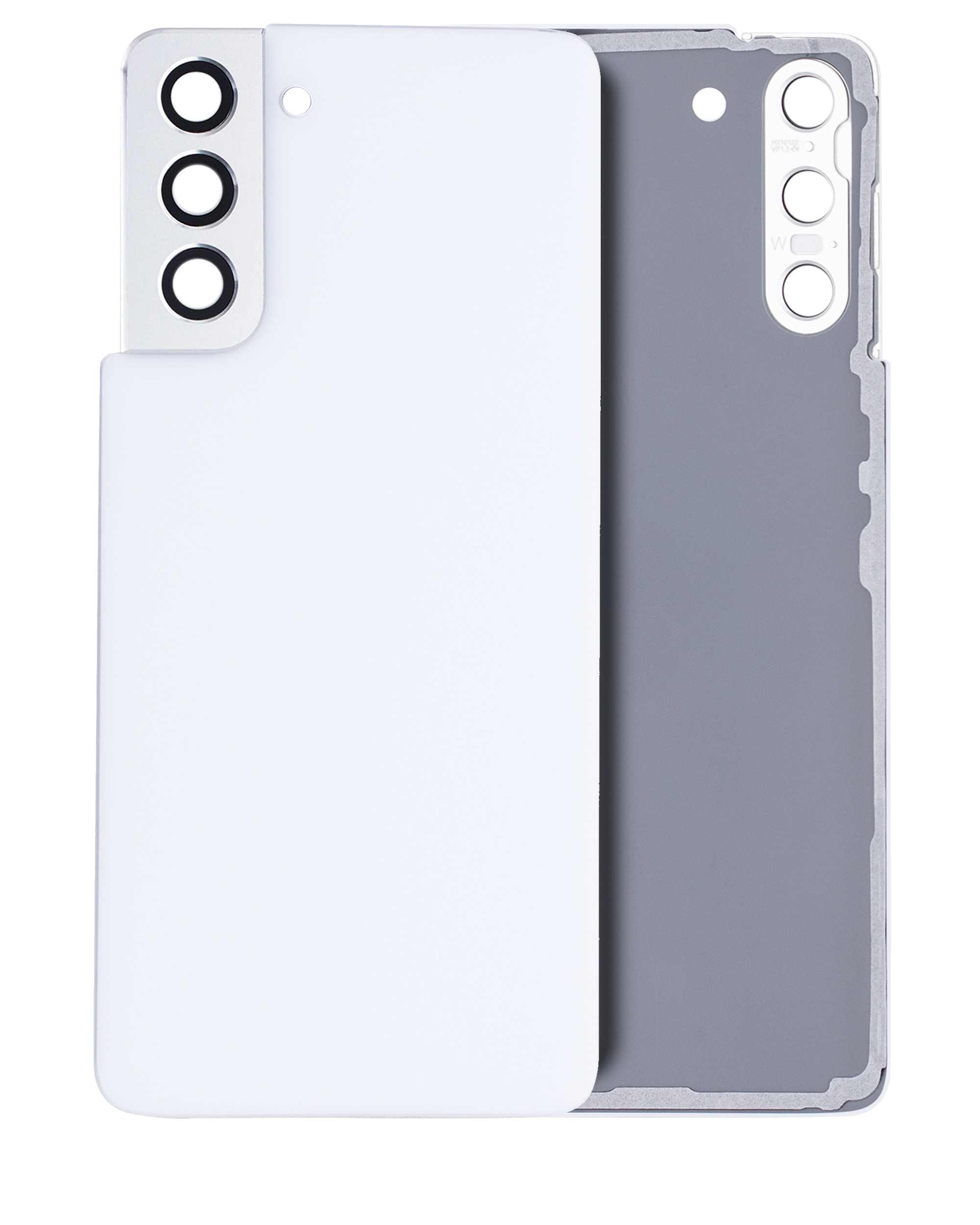 vetro cover posteriore con Vetro fotocamera per Samsung Galaxy S21 5G (Service Pack) (Phantom Bianco)