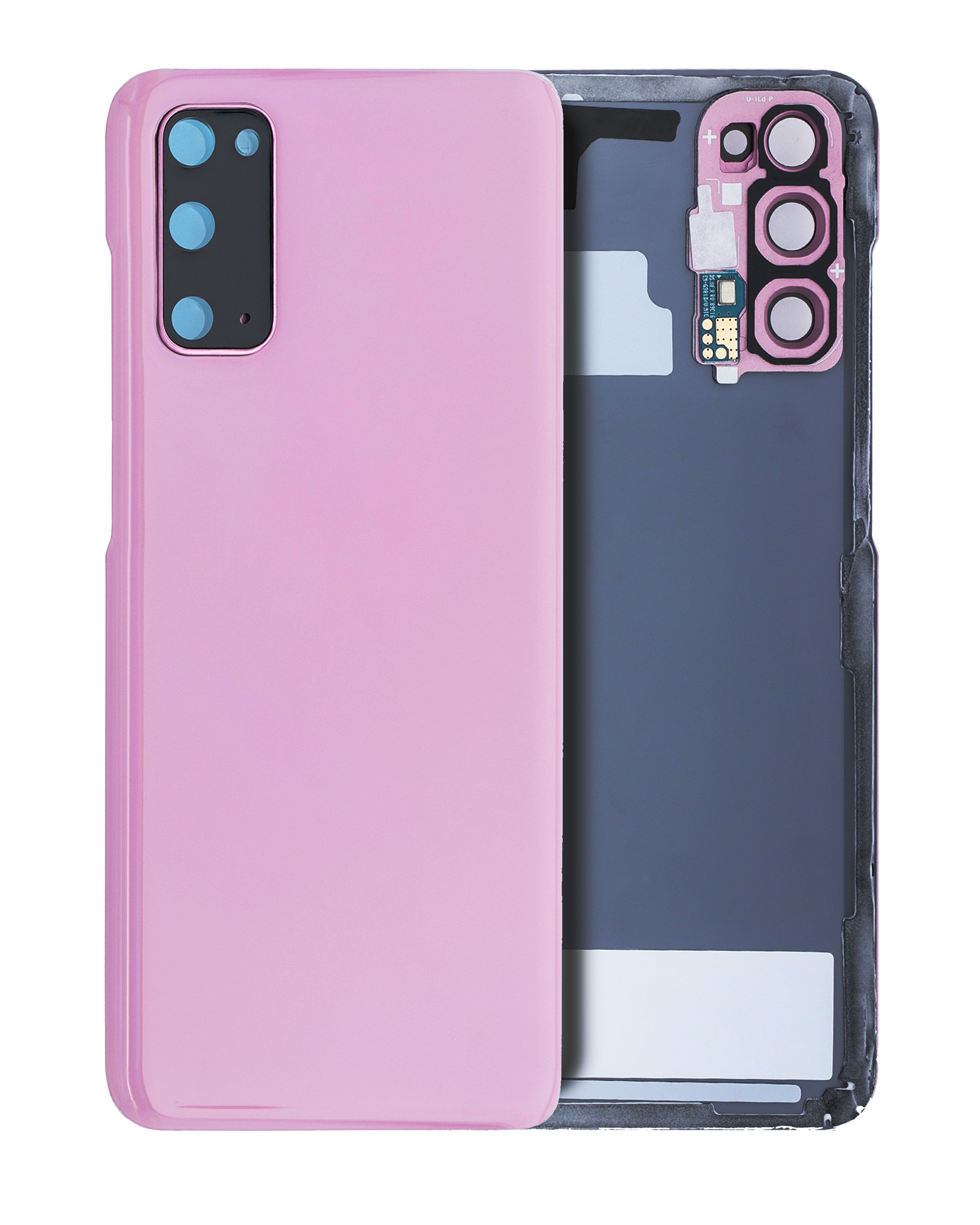vetro cover posteriore con Vetro fotocamera per Samsung Galaxy S20 5G (Service Pack) (Cloud Rosa)