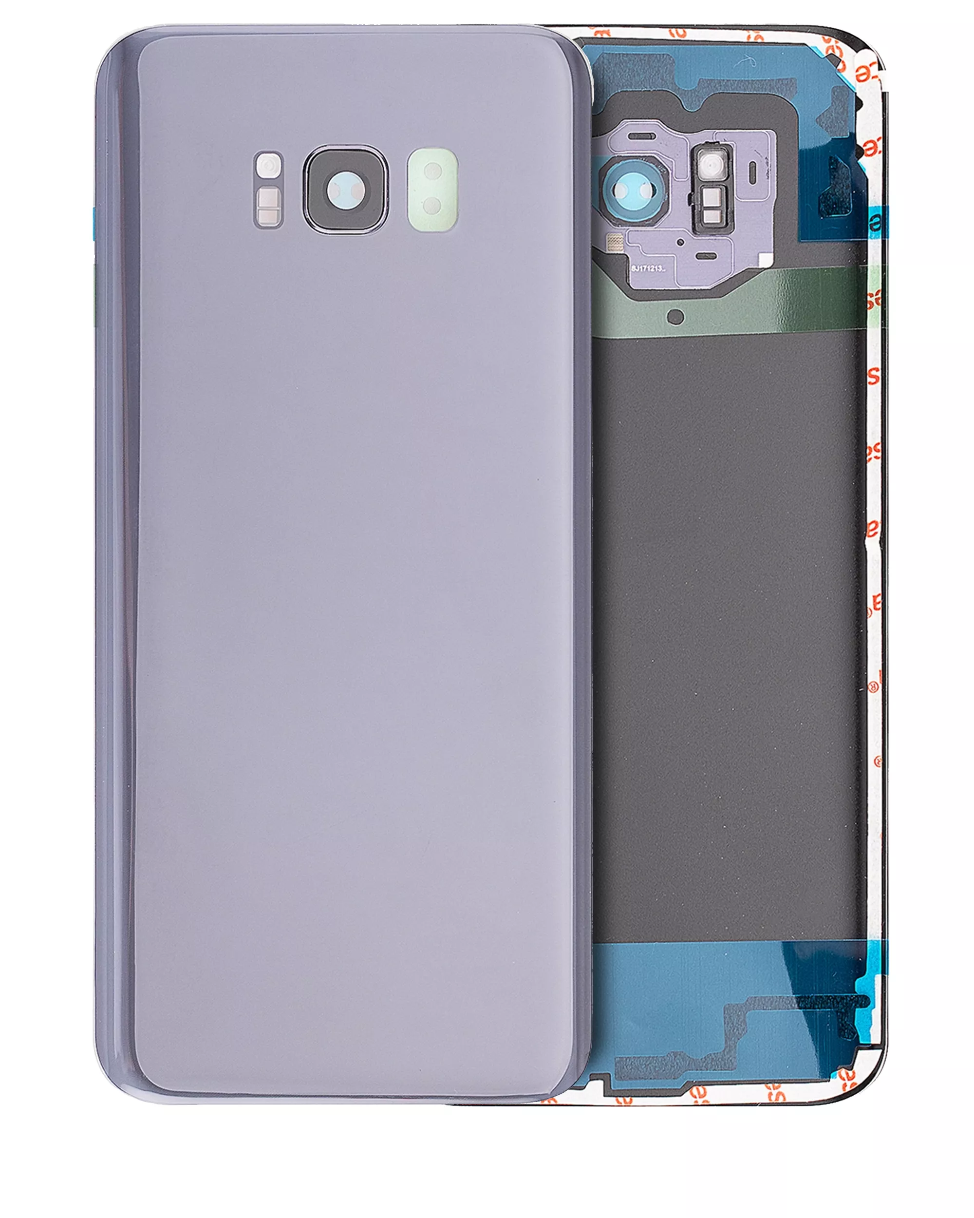 vetro cover posteriore con Vetro fotocamera per Samsung Galaxy S8 Plus (Service Pack) (Orchid Grigio)
