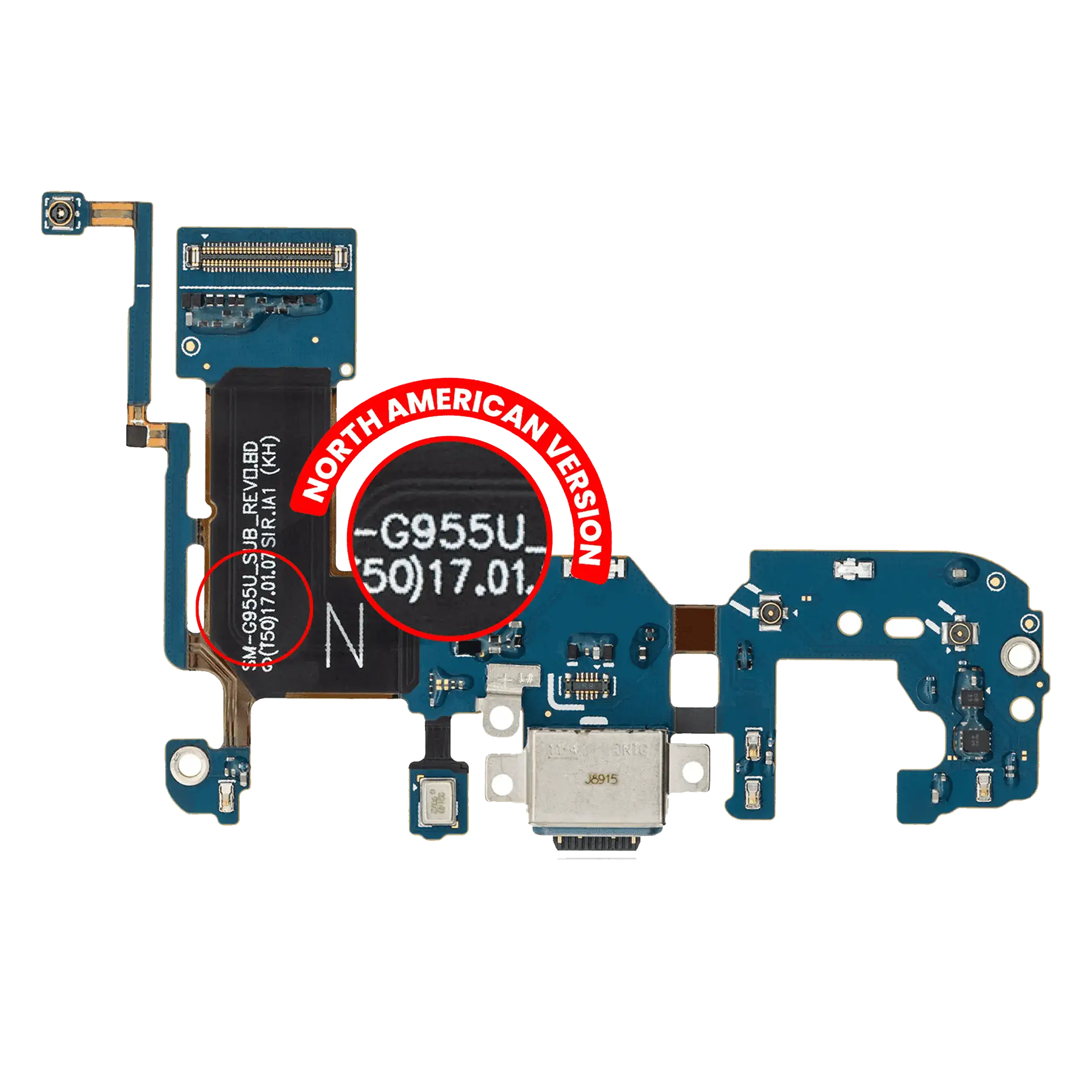 Connettore di ricarica con flat per Samsung Galaxy S8 Plus (G955U) (US Version) (Service Pack)