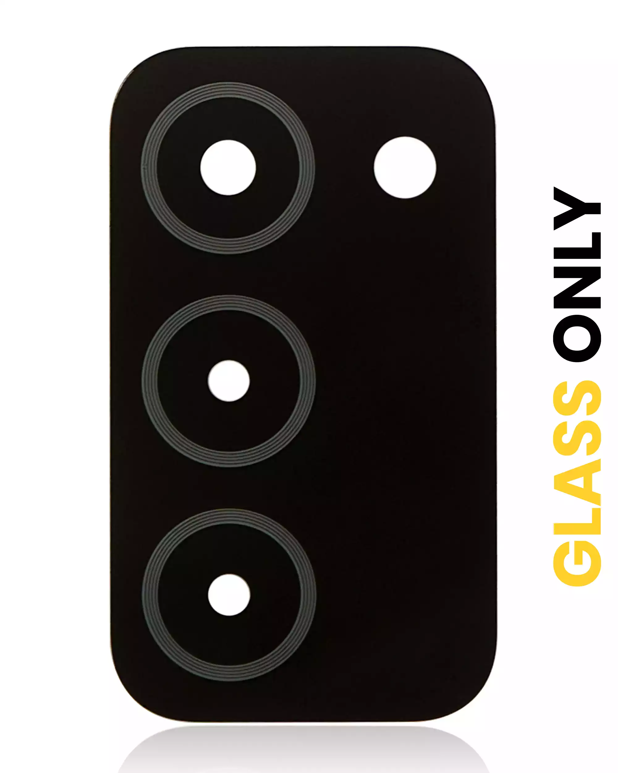 Lente fotocamera posteriore (solo vetro) con adesivo per Samsung Galaxy A03S (A037U / 2021) (10 pezzi)