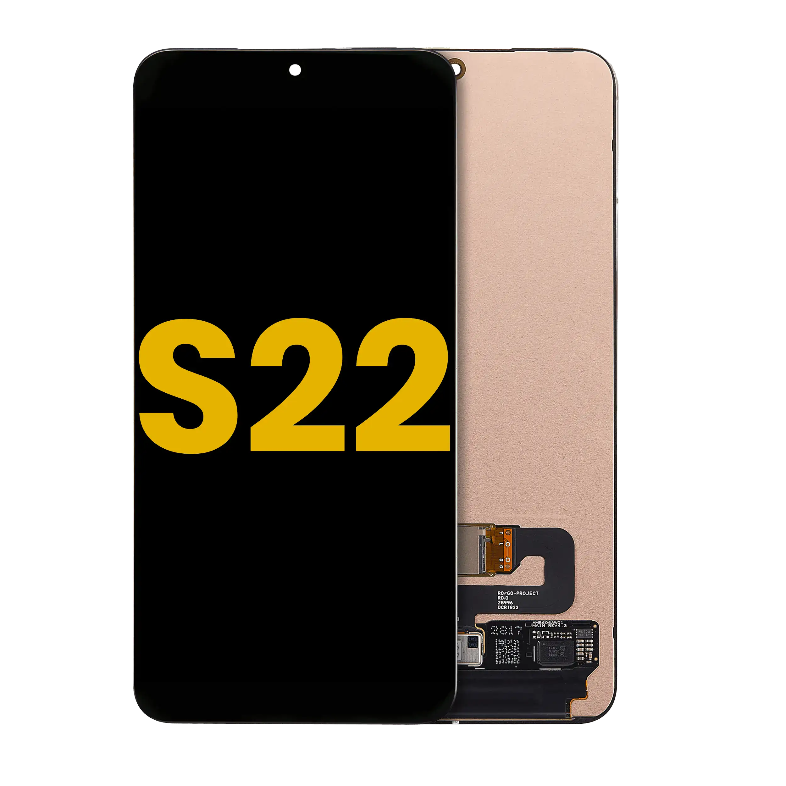 Display OLED completo senza Frame per Samsung Galaxy S22 5G (Refurbished) (tutti i colori)