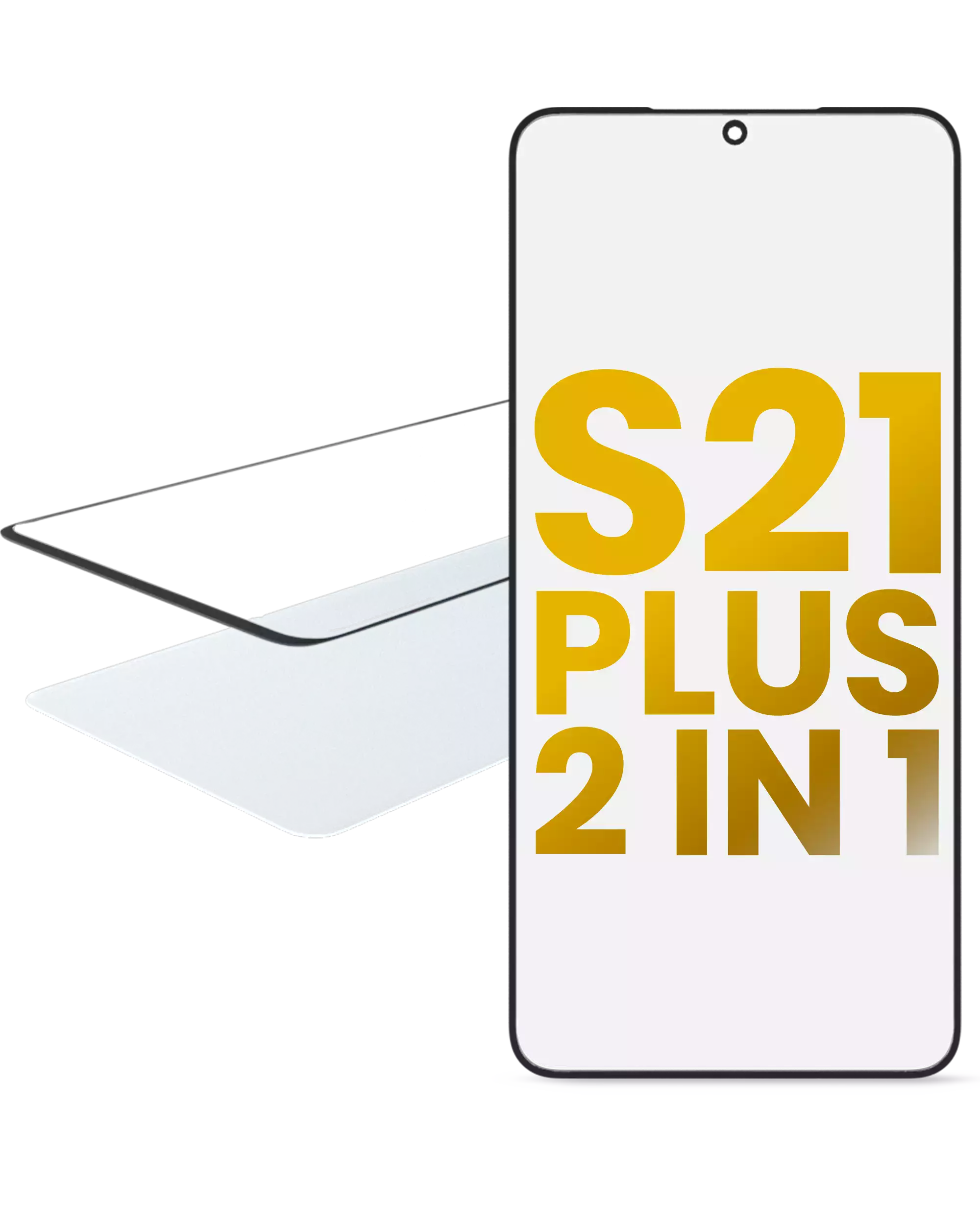 2 in 1 Vetro frontale con OCA preinstallato per Samsung Galaxy S21 Plus