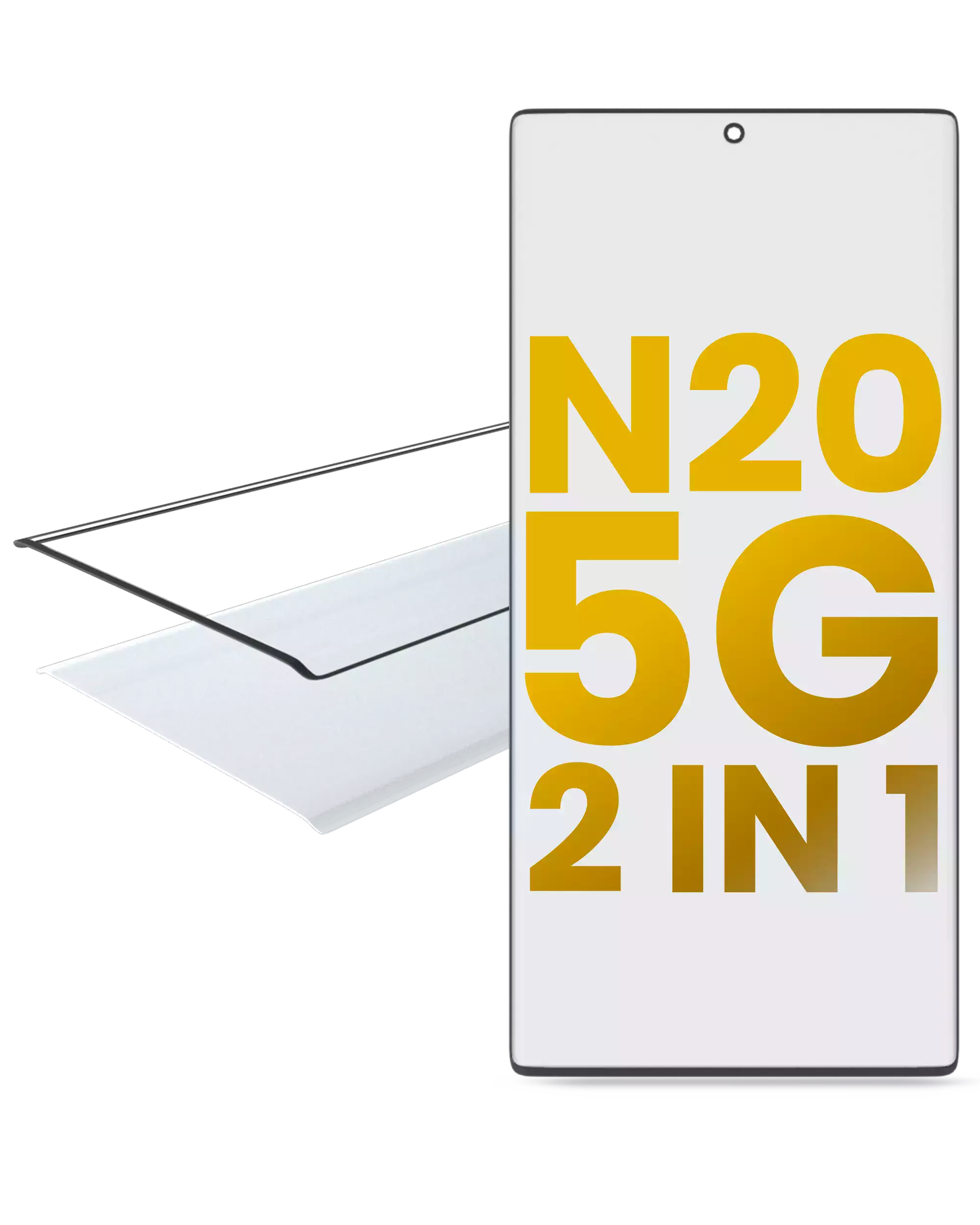 2 in 1 Vetro frontale con OCA preinstallato per Samsung Galaxy Note 20 5G