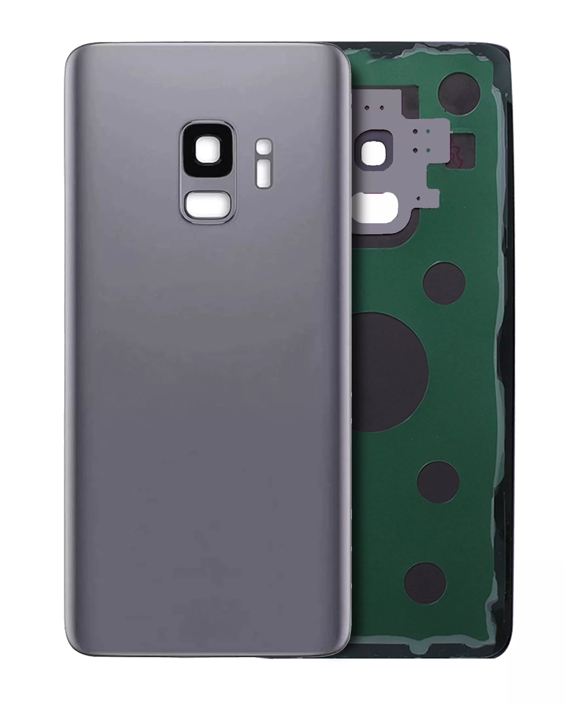 vetro cover posteriore con Vetro fotocamera per Samsung Galaxy S9 (Service Pack) (Mezzanotte Nero)