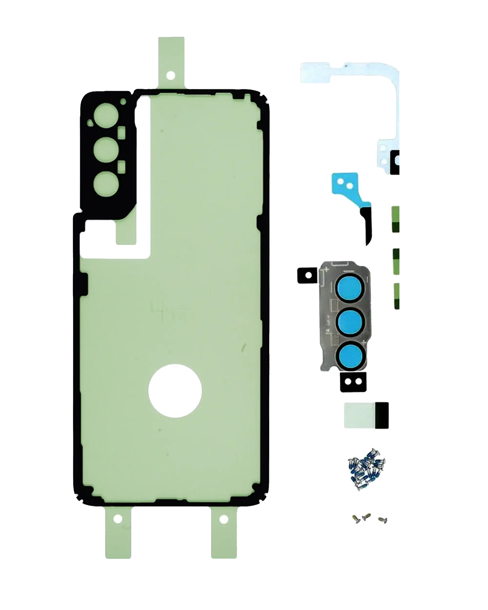 adesivo per cover posteriore con Re-Work Kit per Samsung Galaxy S21 Plus (Service Pack)
