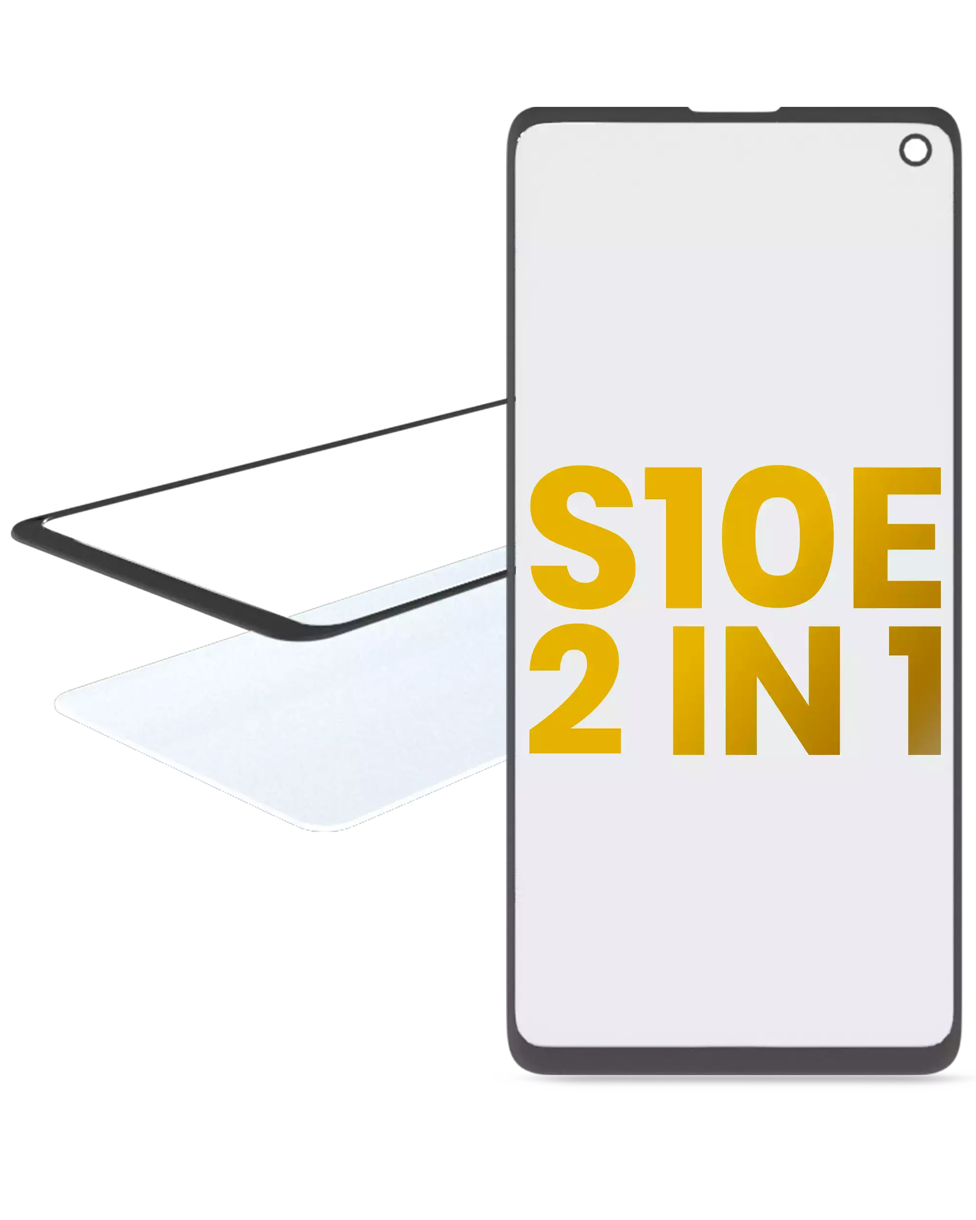 2 in 1 Vetro frontale con OCA preinstallato per Samsung Galaxy S10E