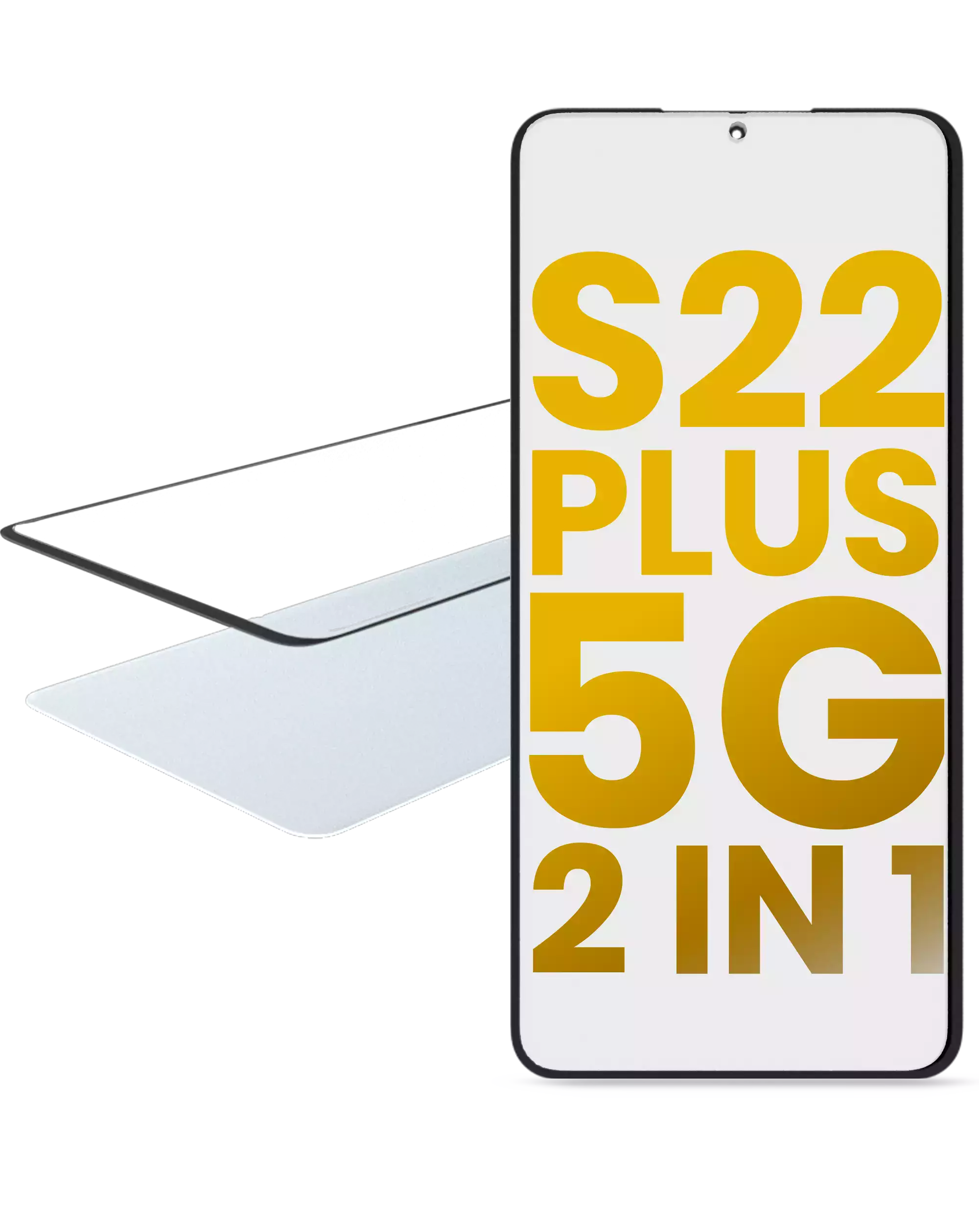 2 in 1 Vetro frontale con OCA preinstallato per Samsung Galaxy S22 Plus 5G
