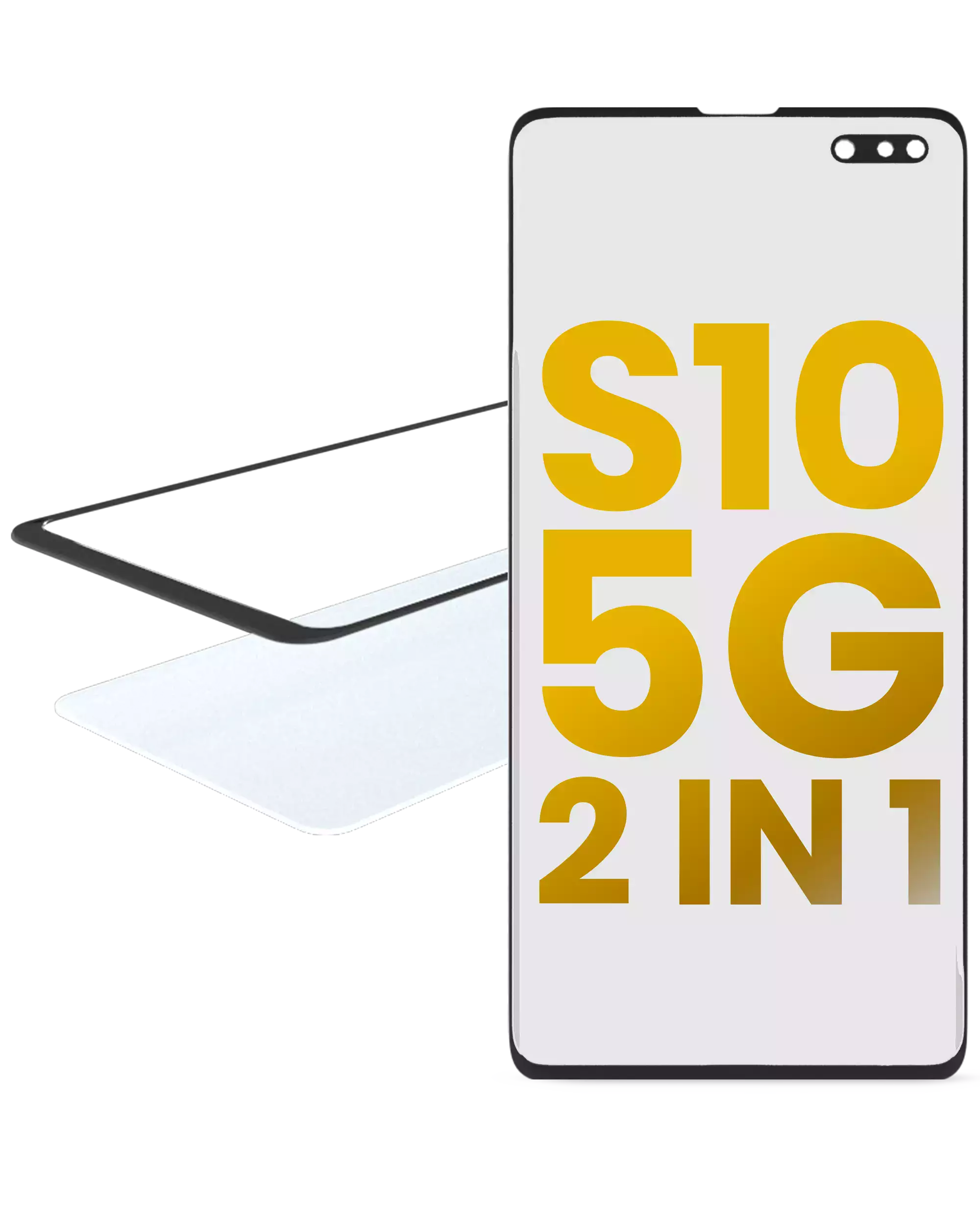 2 in 1 Vetro frontale con OCA preinstallato per Samsung Galaxy S10 5G