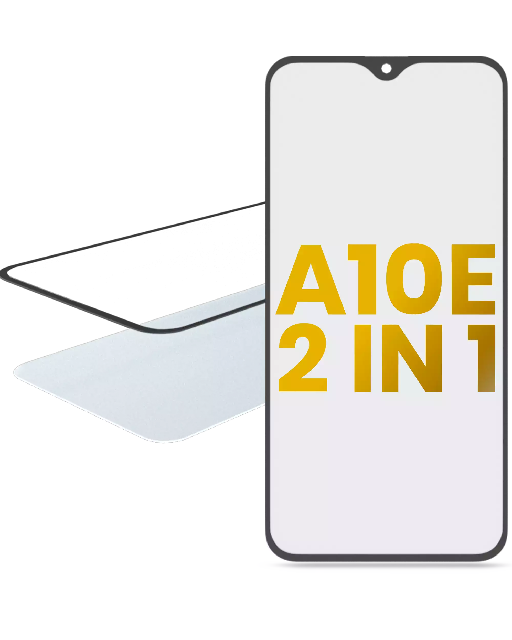 2 in 1 Vetro frontale con OCA preinstallato per Samsung Galaxy A10E (A102 / 2019)