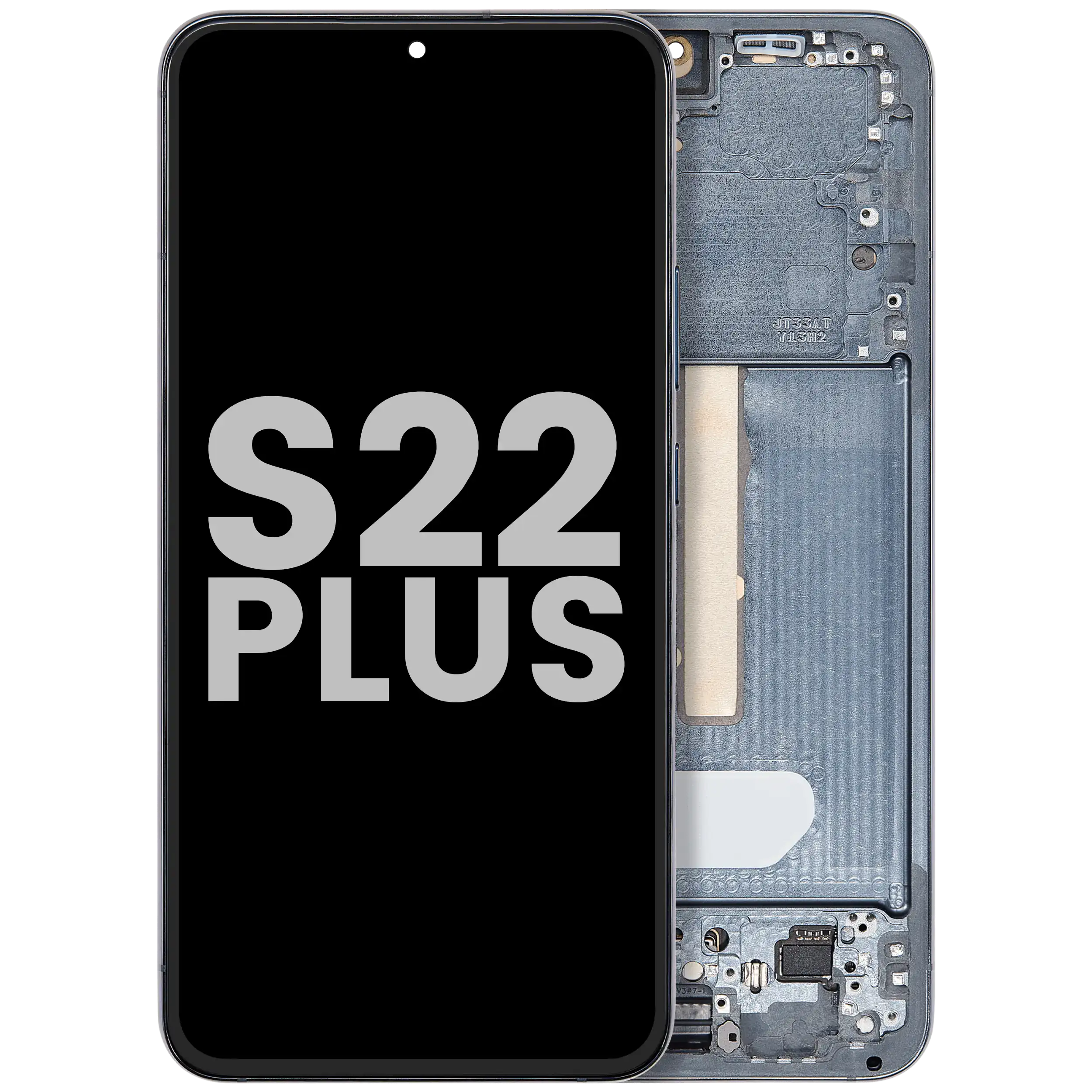 Display OLED completo con Frame per Samsung Galaxy S22 Plus 5G (Used Service Pack Pull: Grade B/C) (Phantom Verde)