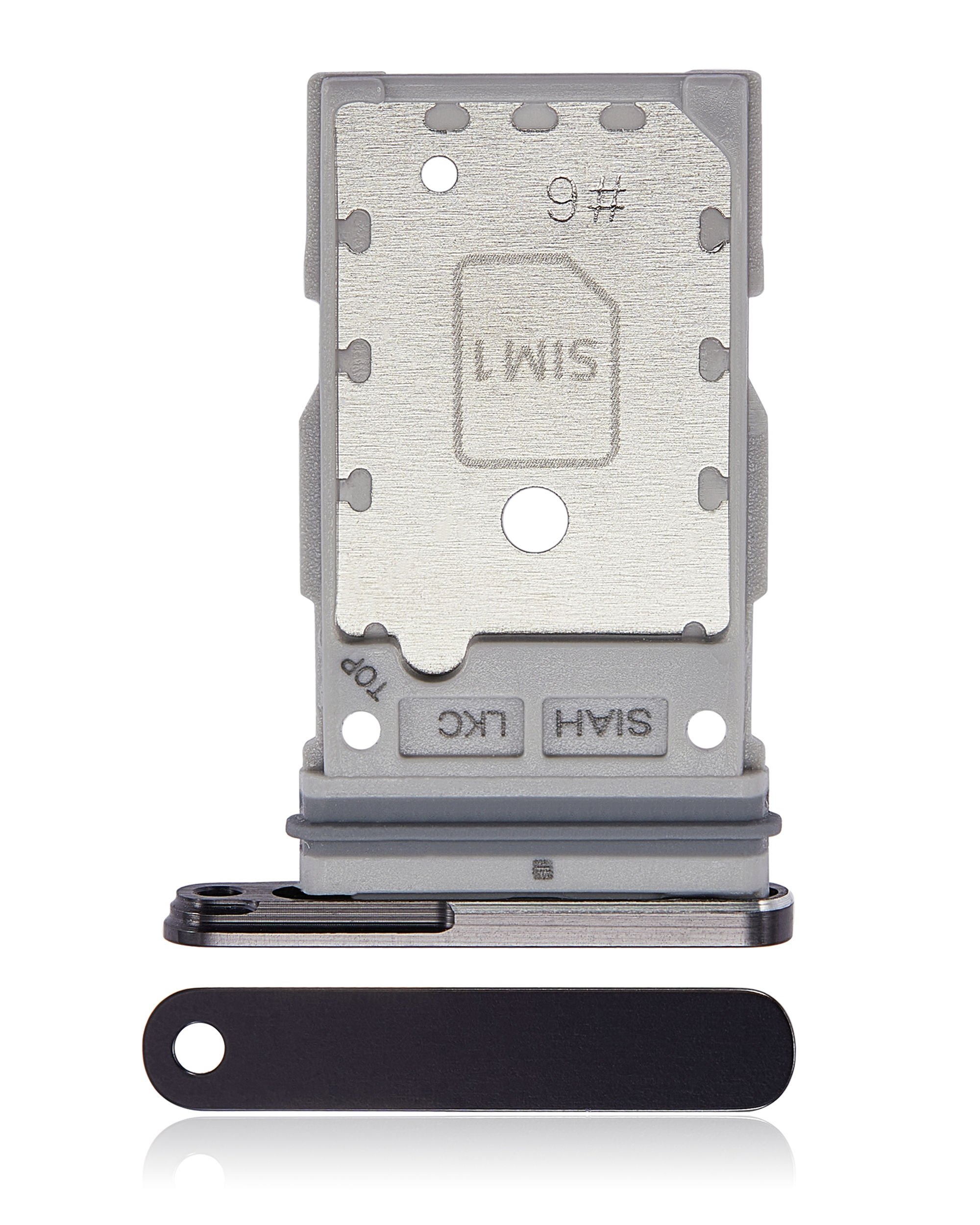 Carrellino doppia SIM per Samsung Galaxy S23 Ultra 5G (Phantom Nero)