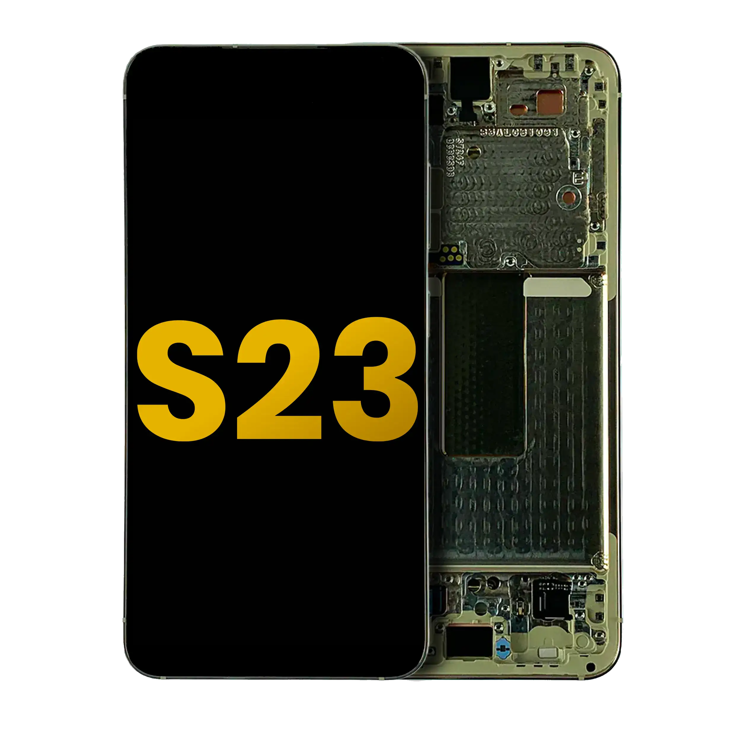 Display OLED completo con Frame per Samsung Galaxy S23 5G (US e International) (Refurbished) (Cream)