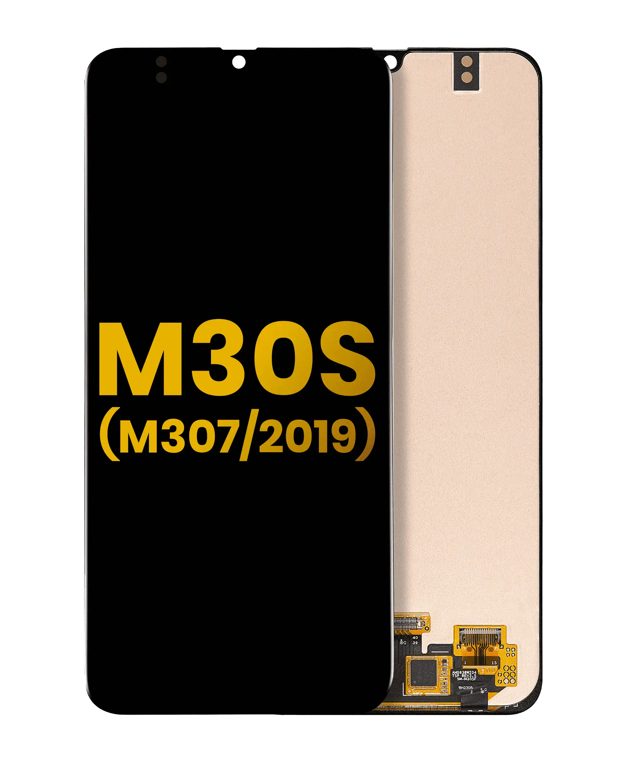 Display OLED completo senza Frame per Samsung Galaxy M30S (M307 / 2019) (Refurbished) (tutti i colori)