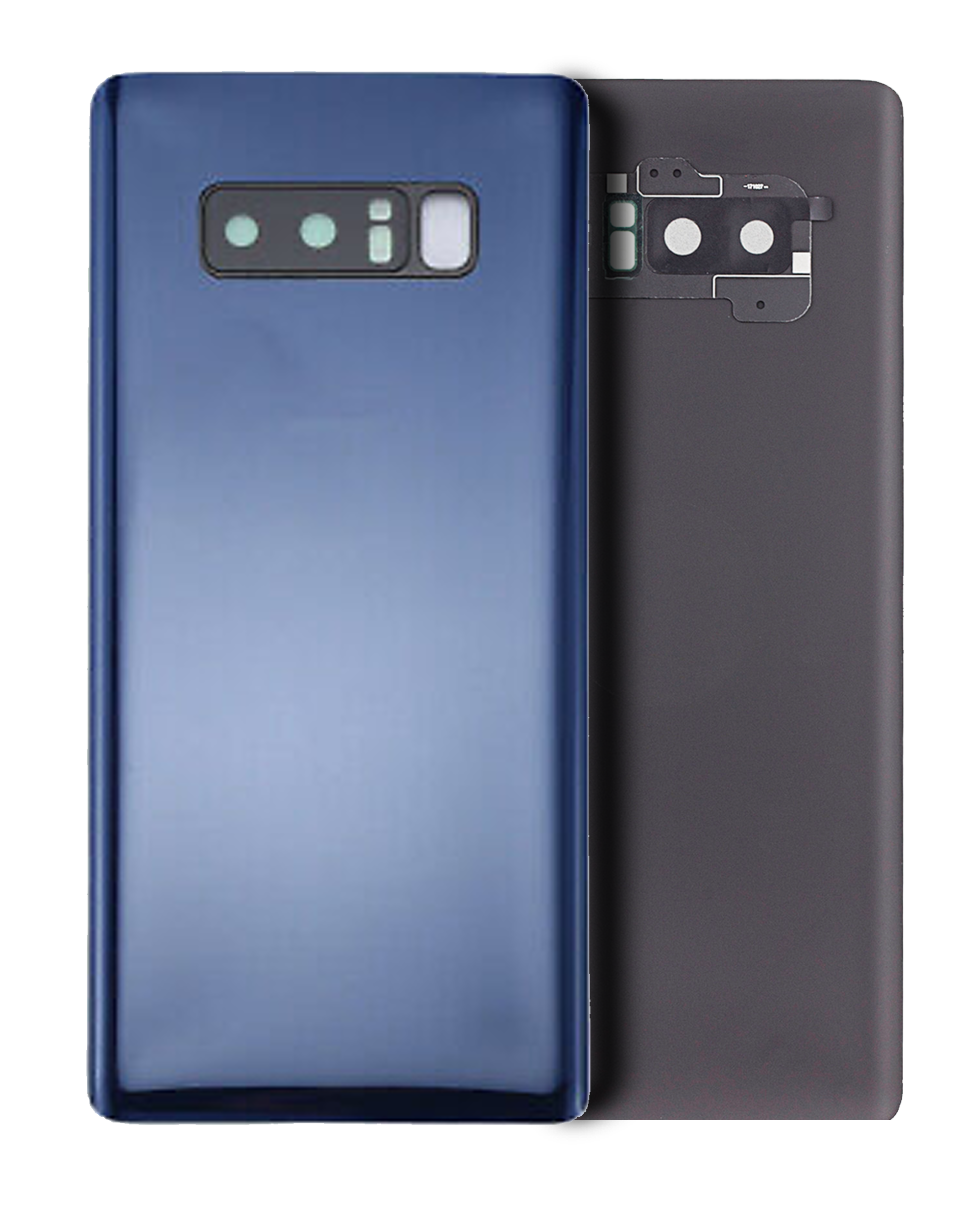 vetro cover posteriore senza Vetro fotocamera per Samsung Galaxy Note 8 (No Logo) (Deepsea Blu)