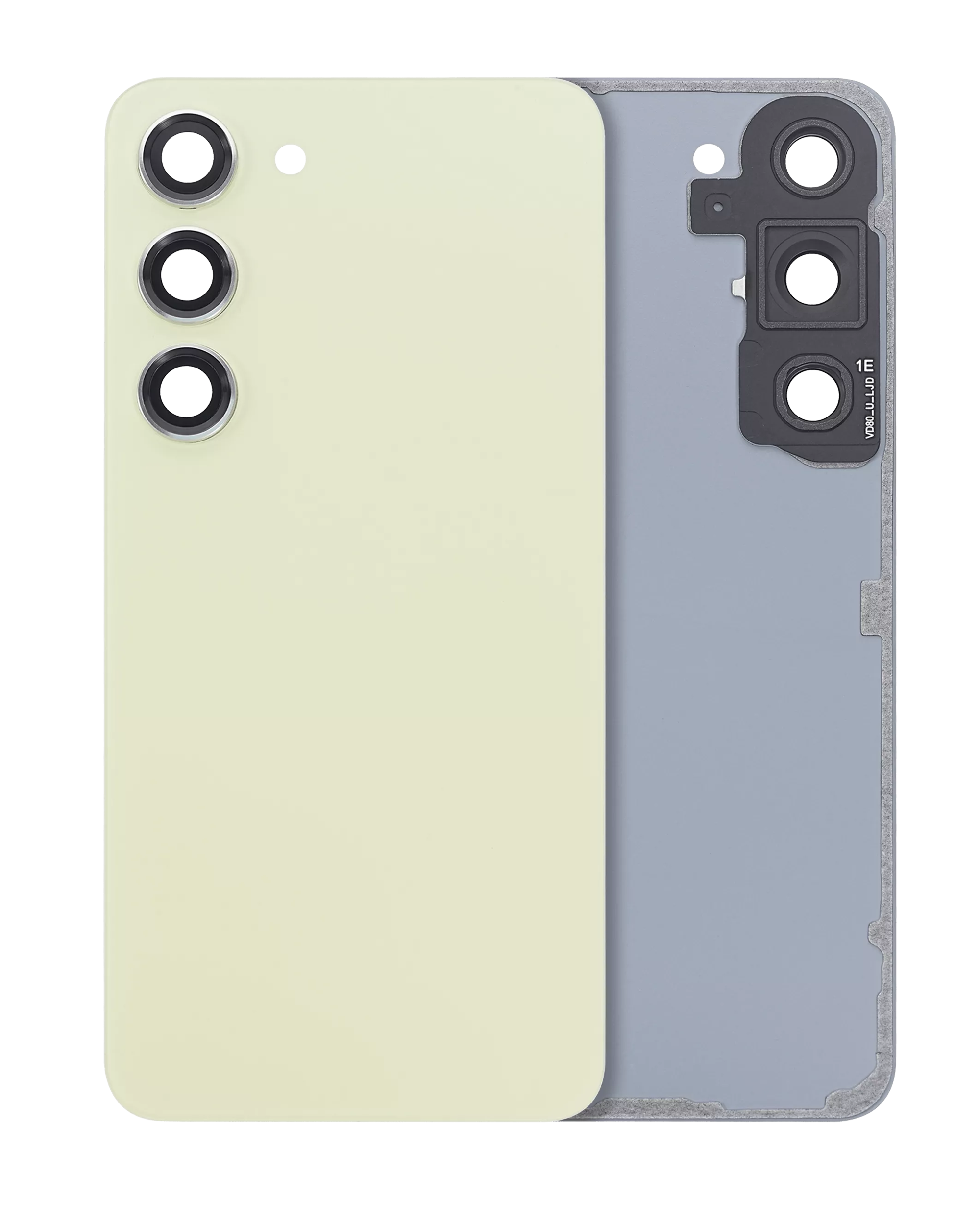 vetro cover posteriore con Vetro fotocamera per Samsung Galaxy S23 5G (No Logo) (Lime)