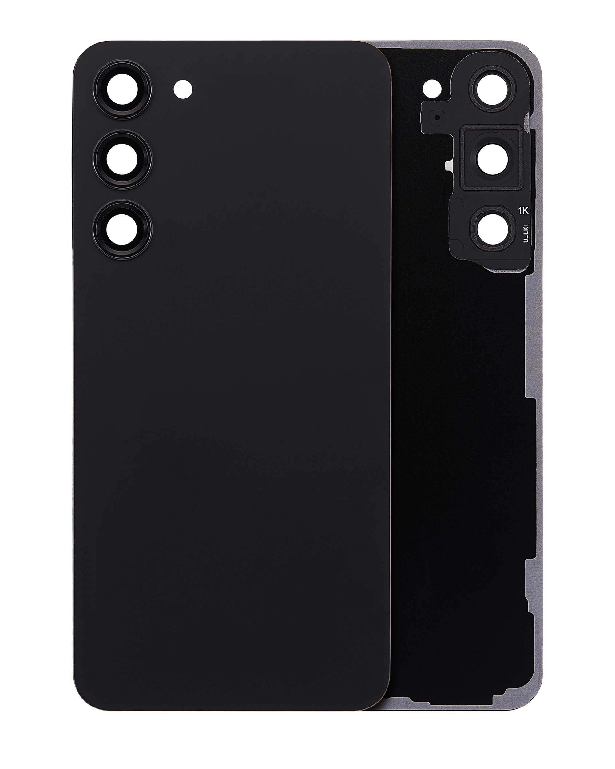 vetro cover posteriore con Vetro fotocamera per Samsung Galaxy S23 Plus 5G (No Logo) (Phantom Nero)