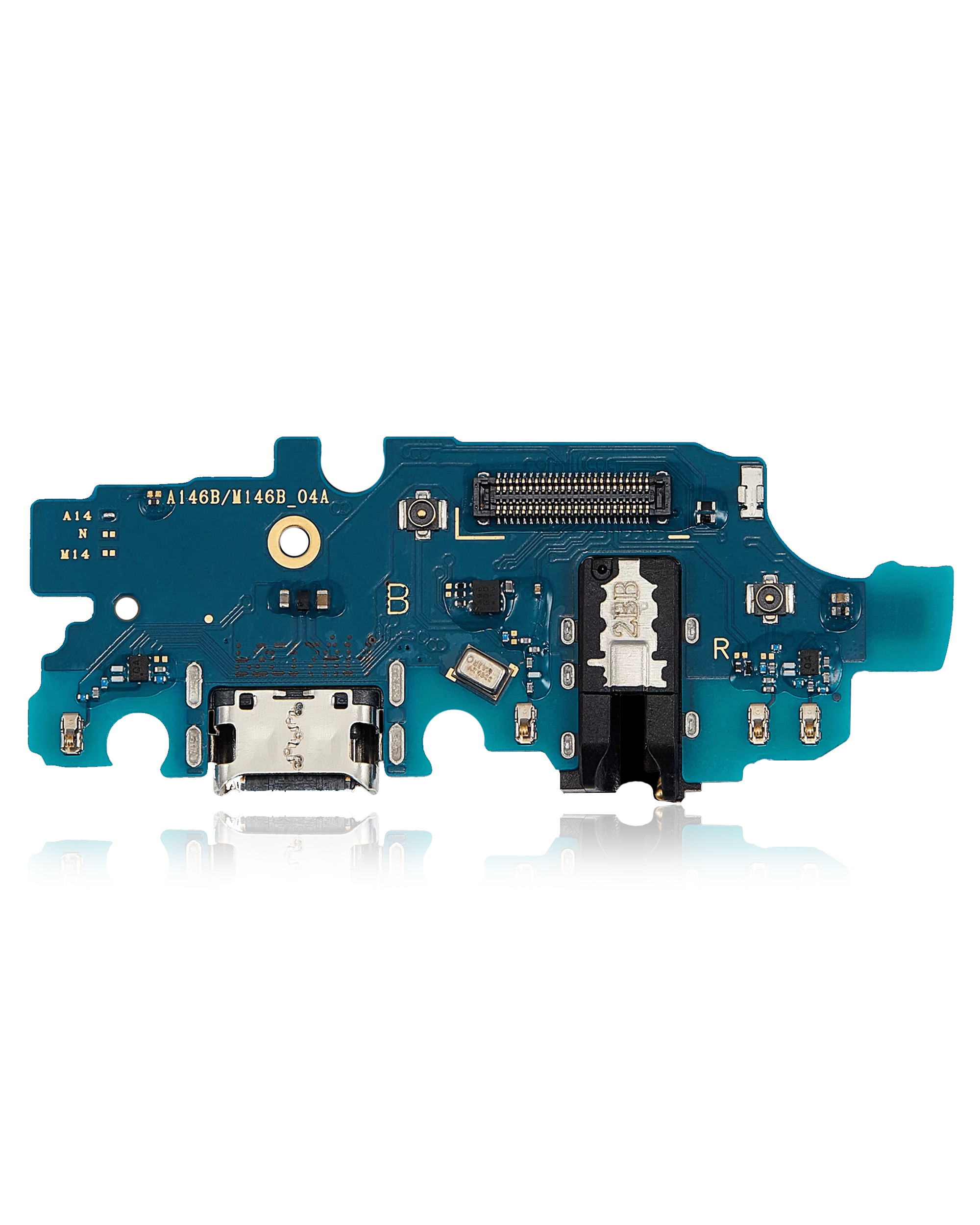 Connettore di ricarica con jack cuffie per Samsung Galaxy A14 5G (A146B/F / 2023) (International Version) (Premium)