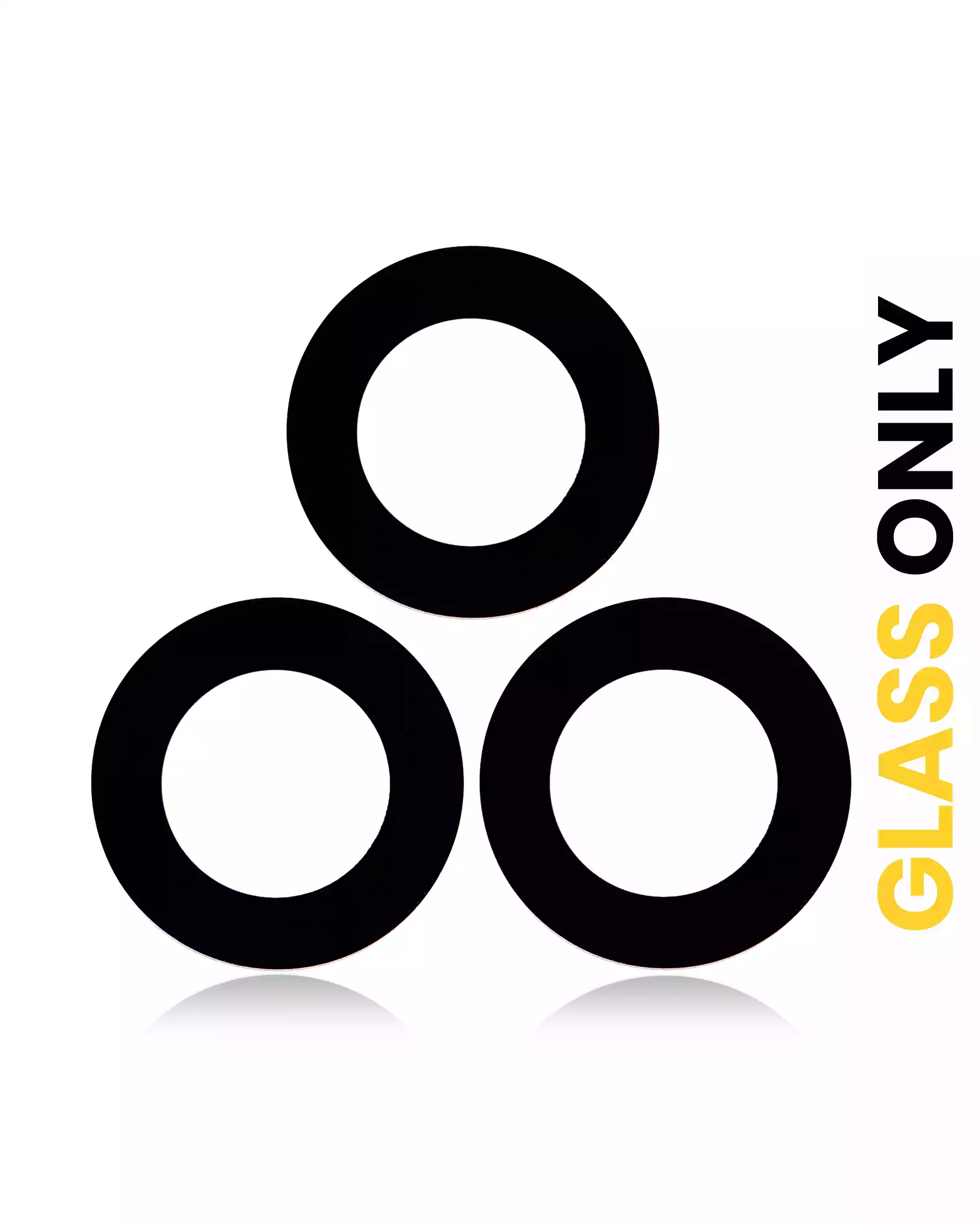 Lente fotocamera posteriore (solo vetro) con adesivo per Samsung Galaxy Z Fold 4 (F936) (10 pezzi)