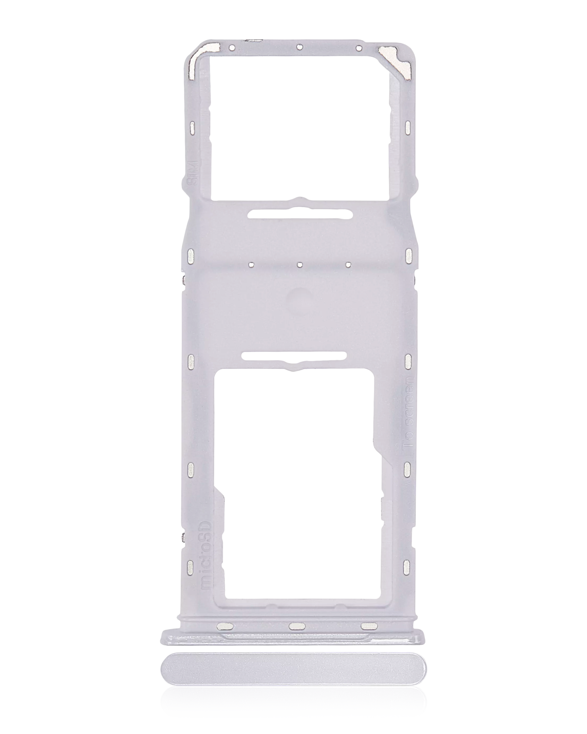 Carrellino SIM singola per Samsung Galaxy A04 (A045 / 2022) (Bianco)