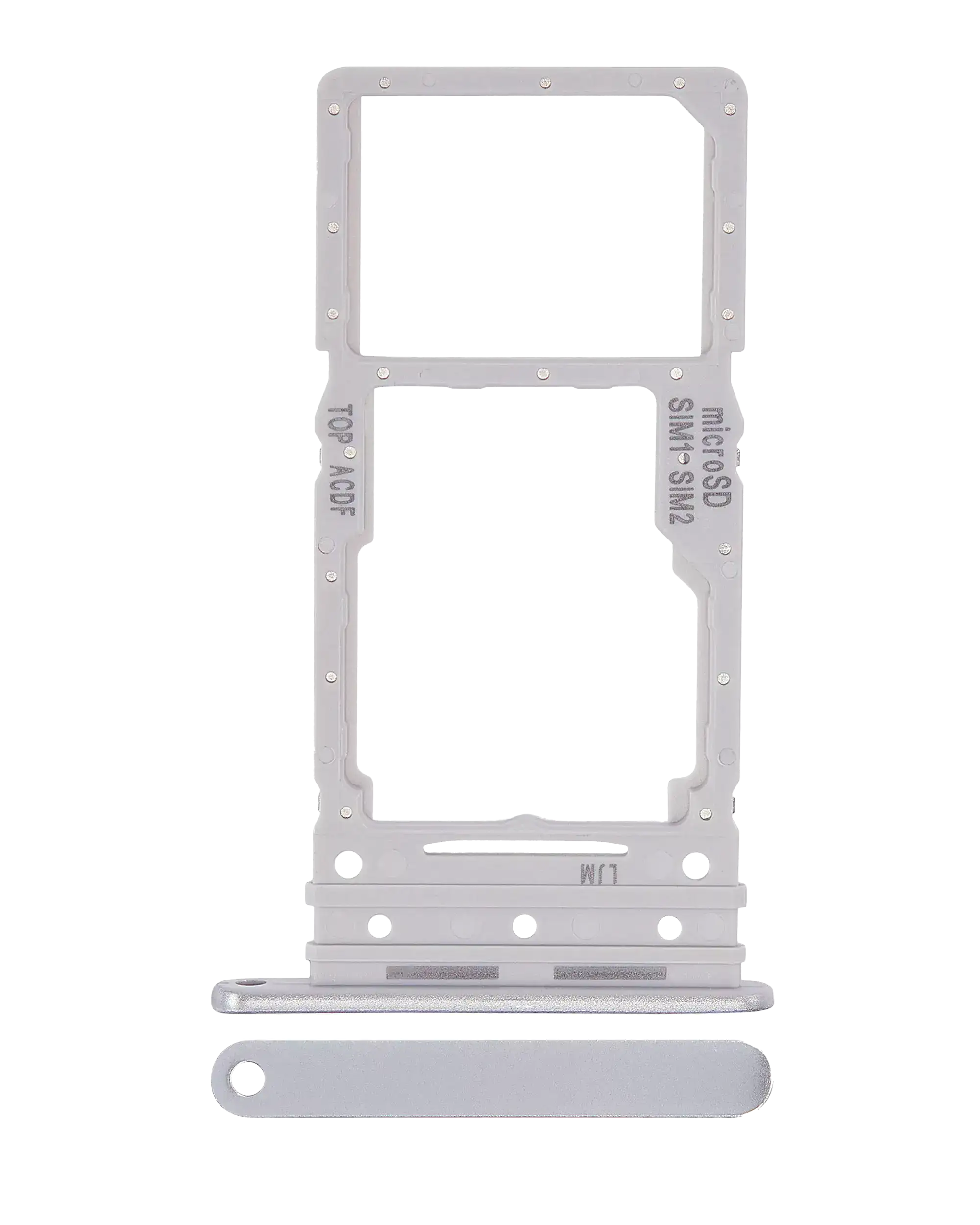 Carrellino doppia SIM per Samsung Galaxy A34 (A346 / 2023) (Argento)