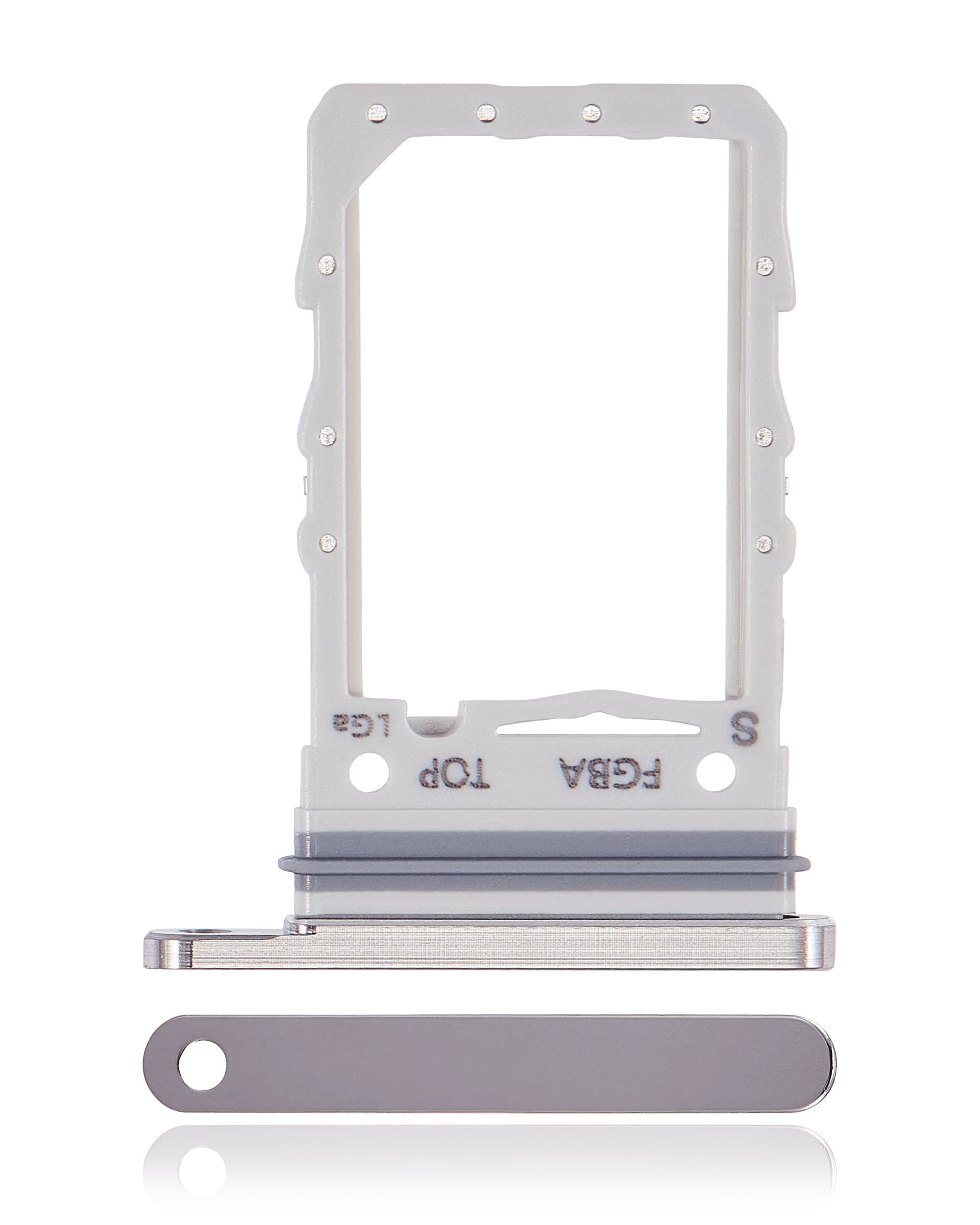 Carrellino SIM per Samsung Galaxy Z Flip 4 5G (F721) (Bianco)