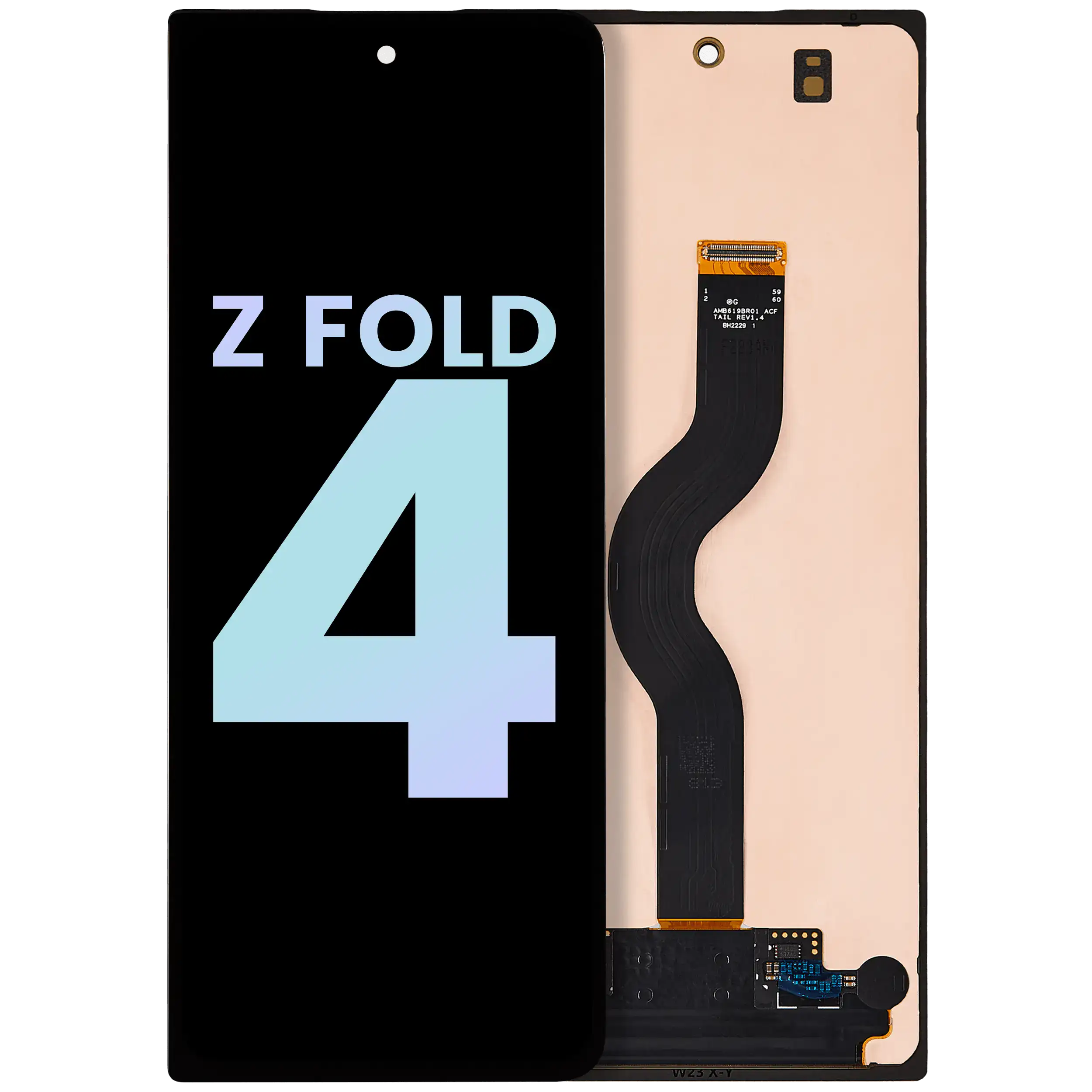 Outer Display OLED completo per Samsung Galaxy Z Fold 4 5G (Service Pack) (tutti i colori)