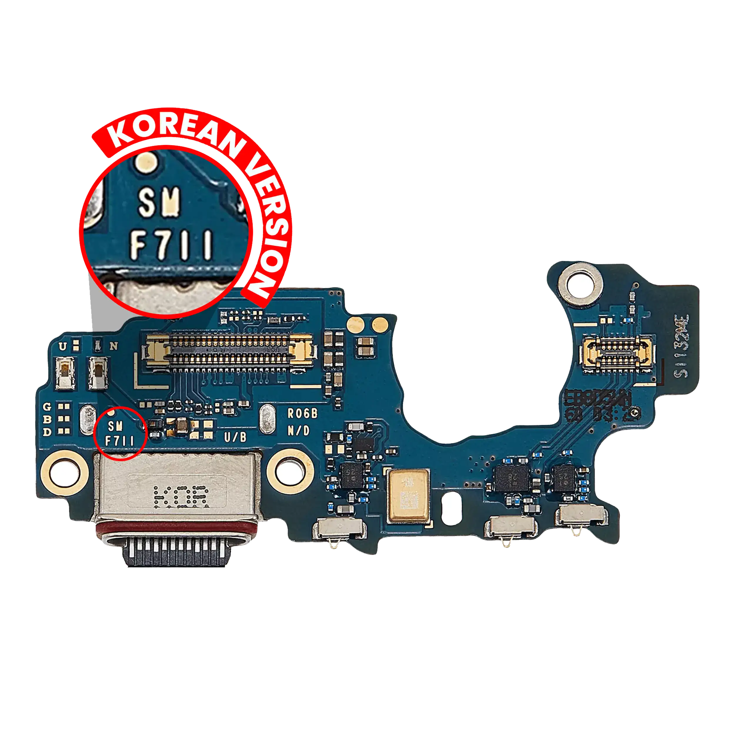 Connettore di ricarica Scheda per Samsung Galaxy Z Flip 3 5G (F711N) (Korean Version) (Premium)