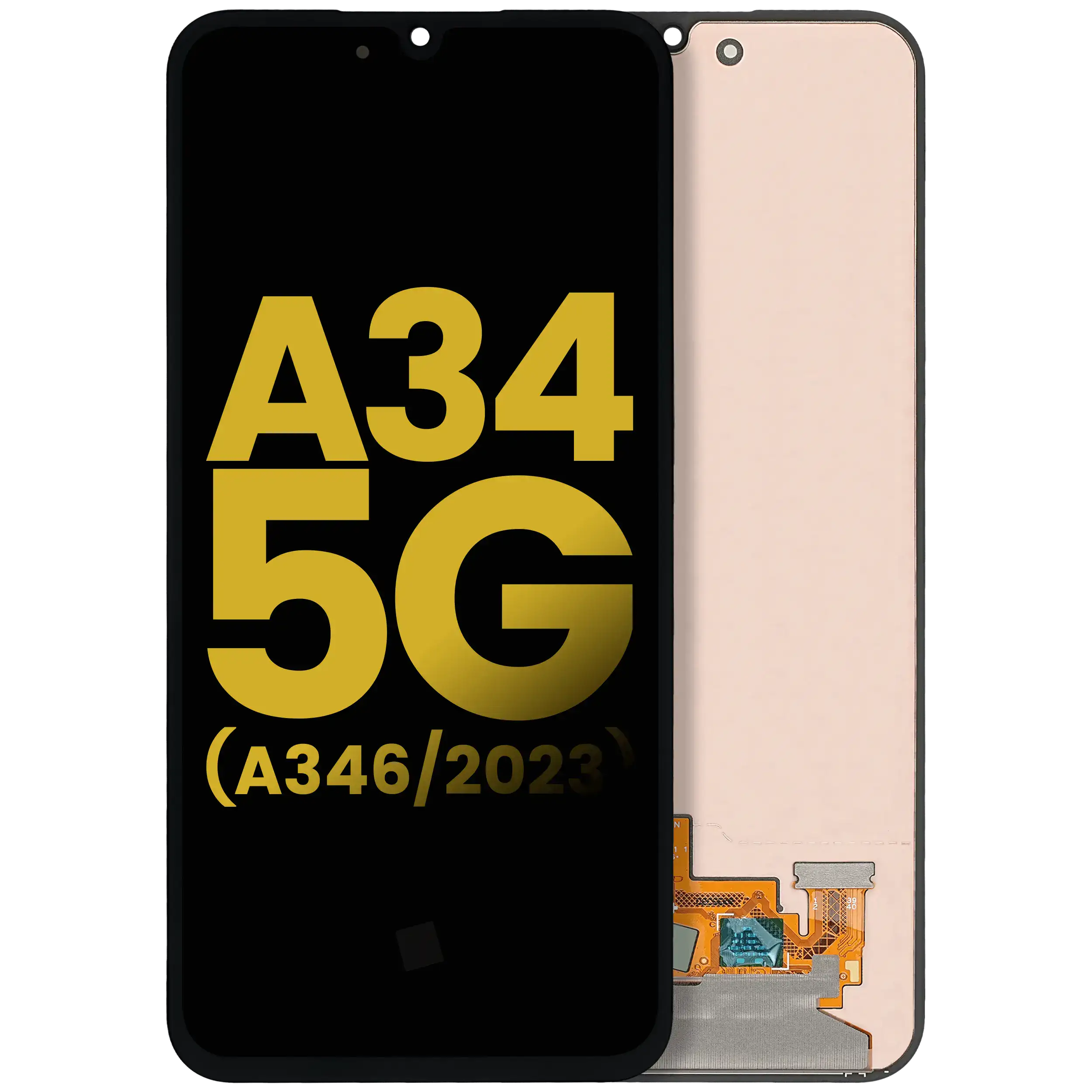 Display OLED completo senza Frame per Samsung Galaxy A34 5G (A346 / 2023) (Refurbished) (tutti i colori)