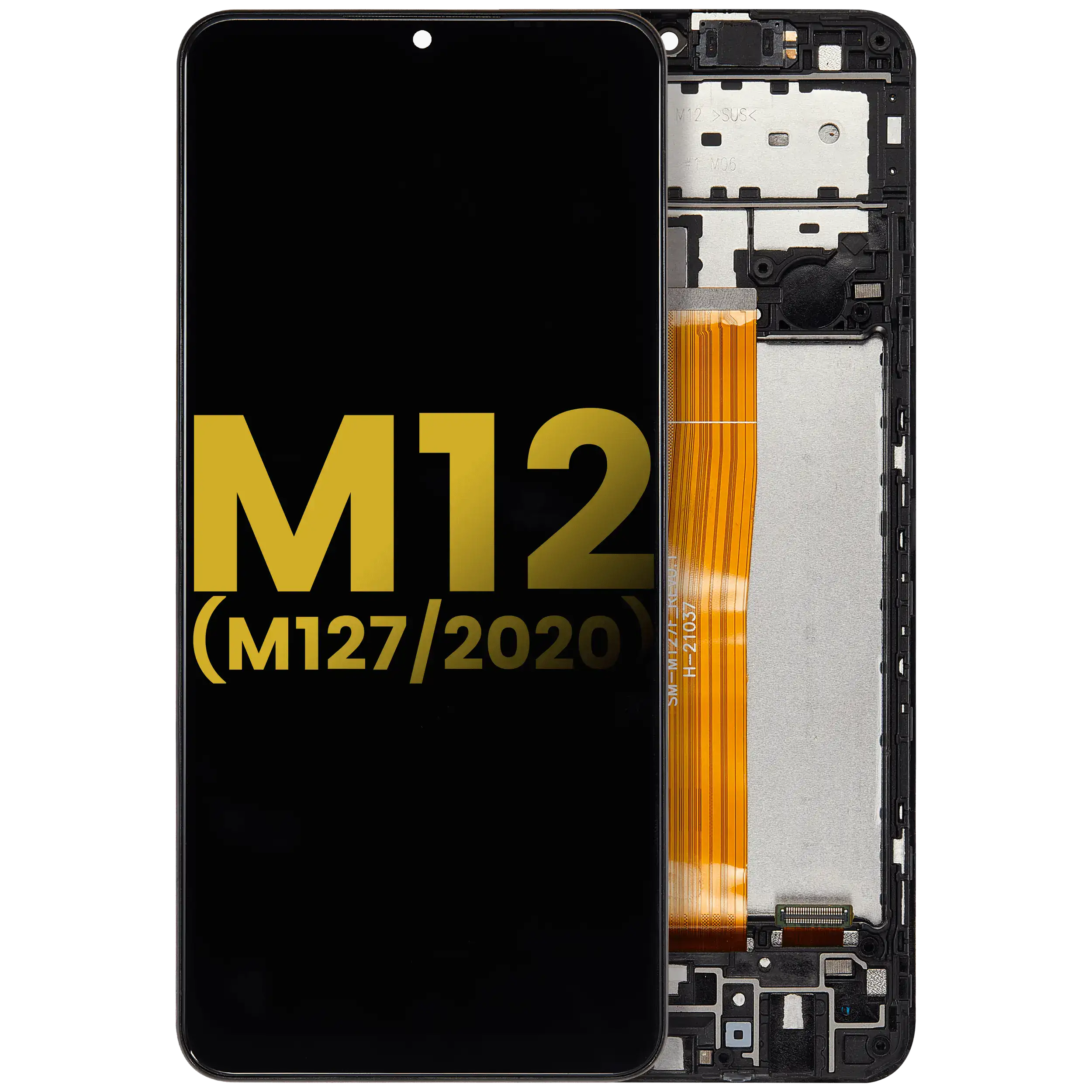 Display LCD completo con Frame per Samsung Galaxy M12 (M127 / 2020) (Refurbished) (tutti i colori)