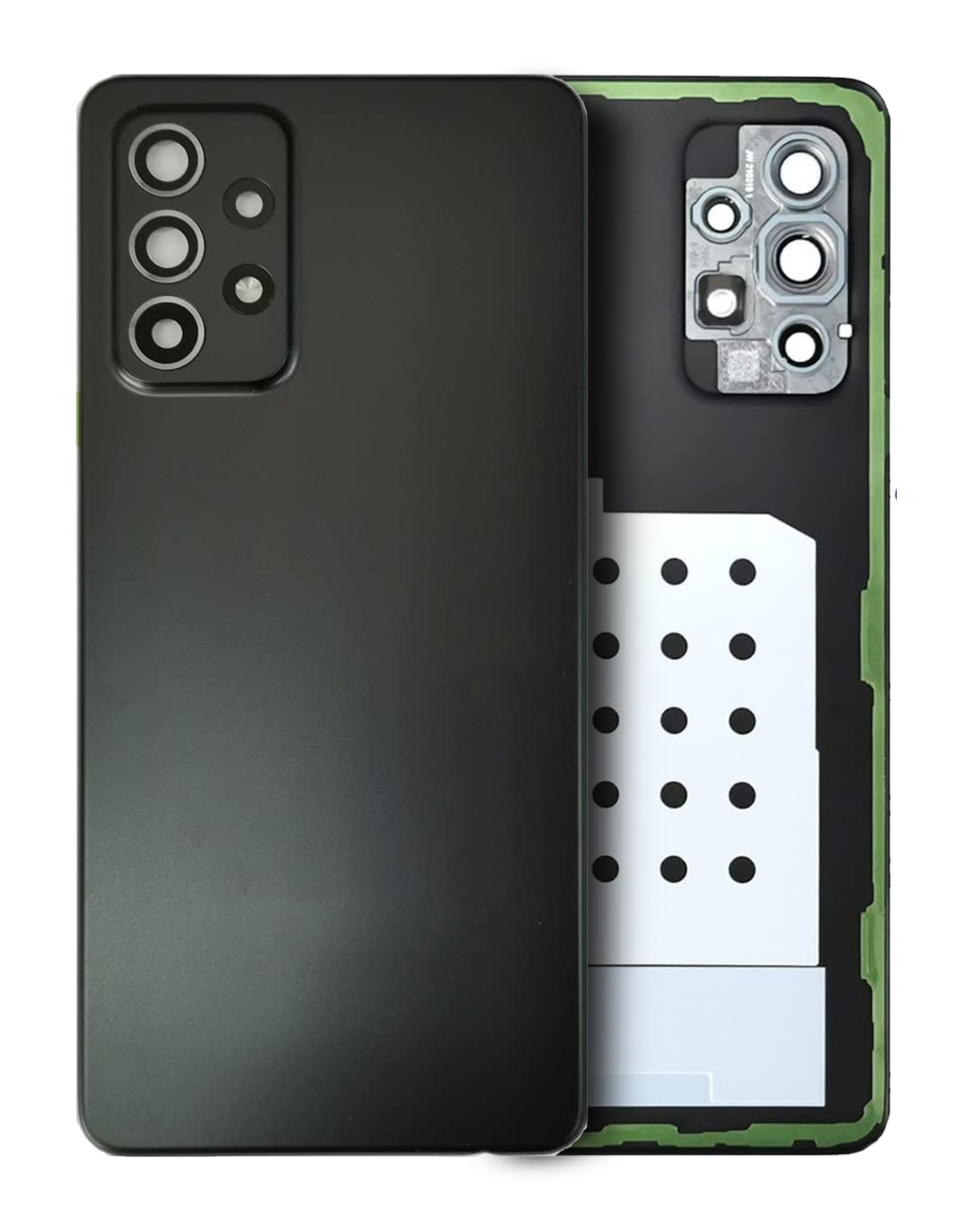 vetro cover posteriore per Samsung Galaxy A52 5G (A526 / 2021) (Aftermarket Plus) (Awesome Nero)