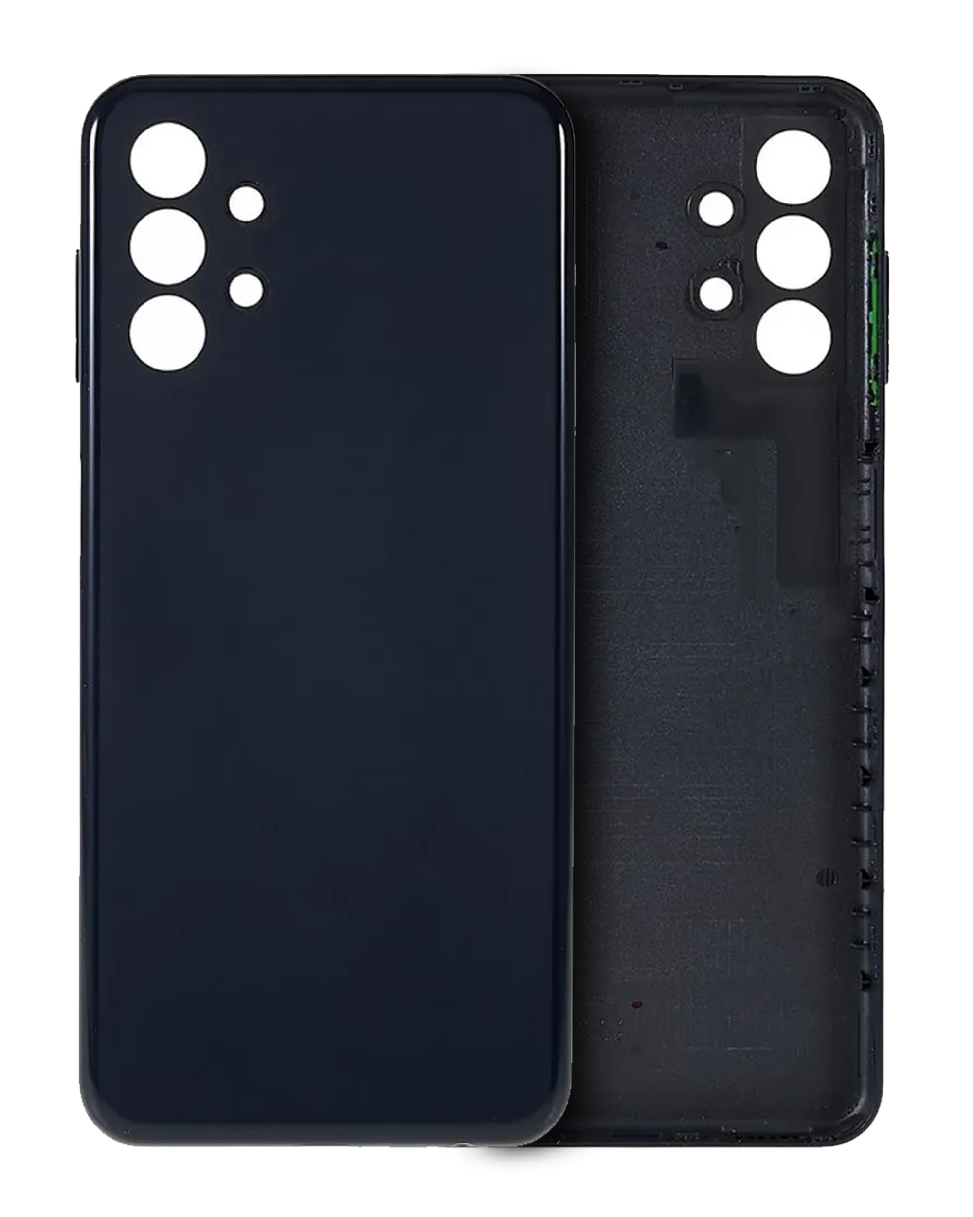 vetro cover posteriore per Samsung Galaxy A13 (A135 / 2022) (Aftermarket Plus) (Nero)