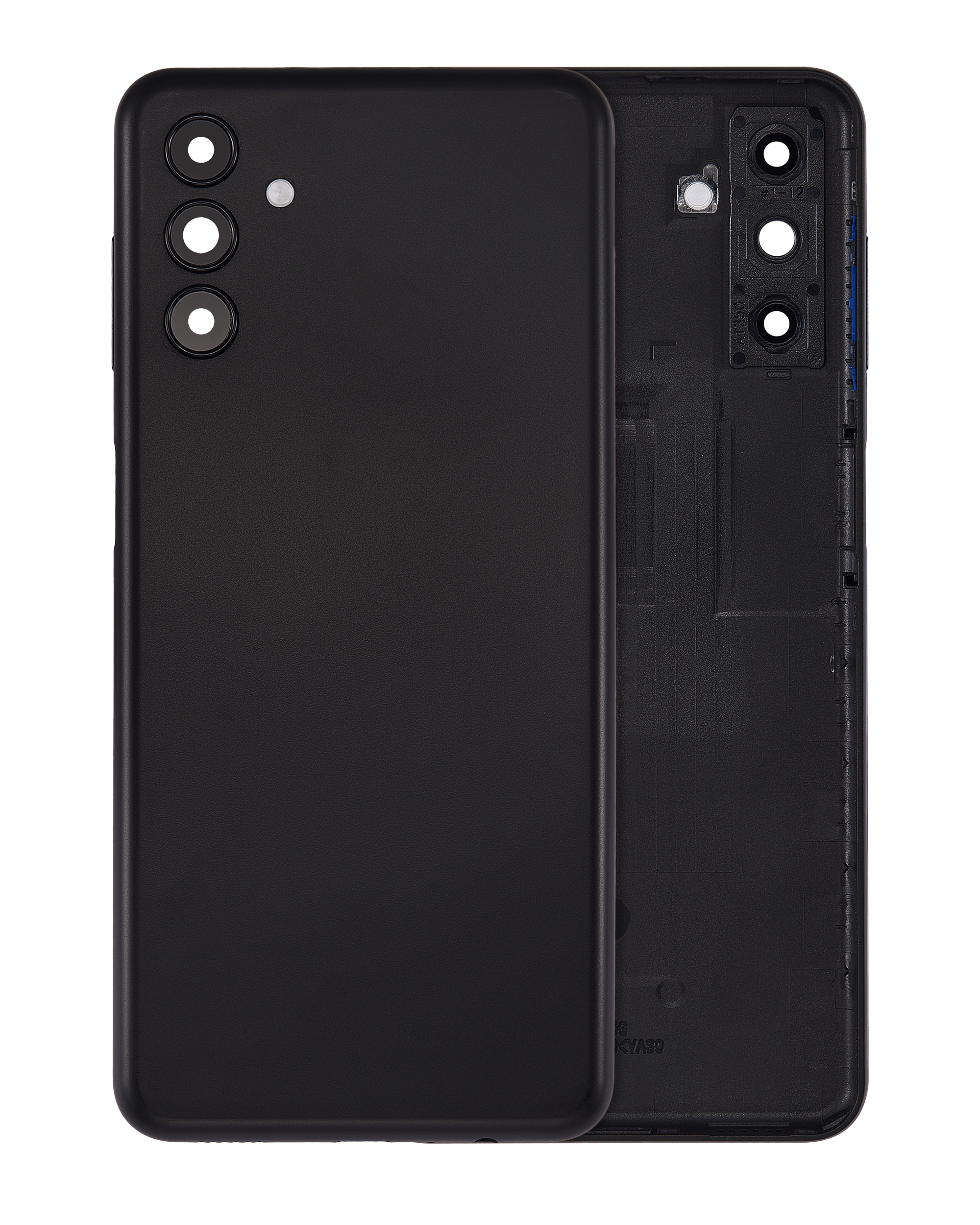 vetro cover posteriore per Samsung Galaxy A13 5G (A136 / 2021) (Aftermarket Plus) (Nero)