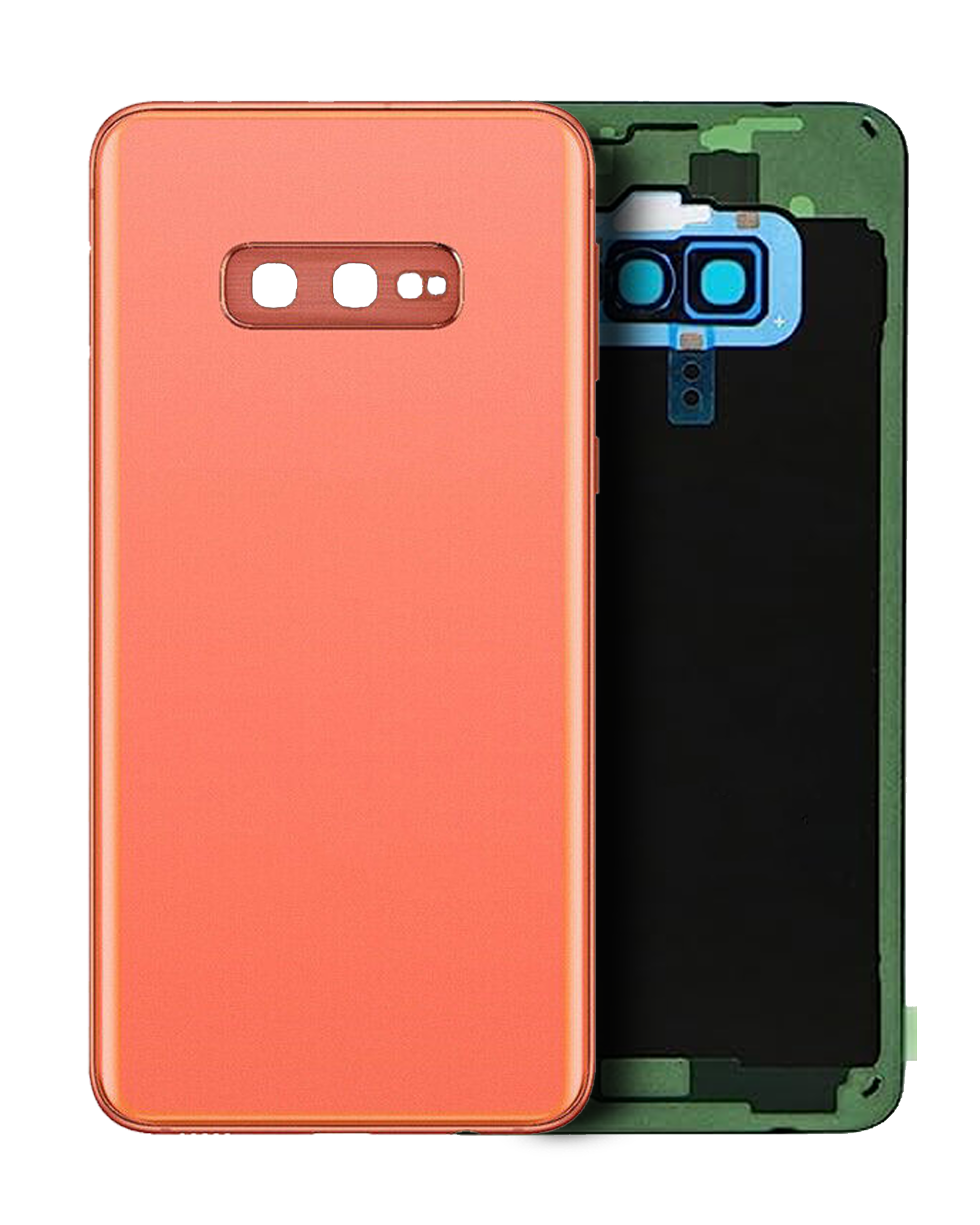 vetro cover posteriore con Vetro fotocamera per Samsung Galaxy S10E (Service Pack) (Flamingo Rosa)