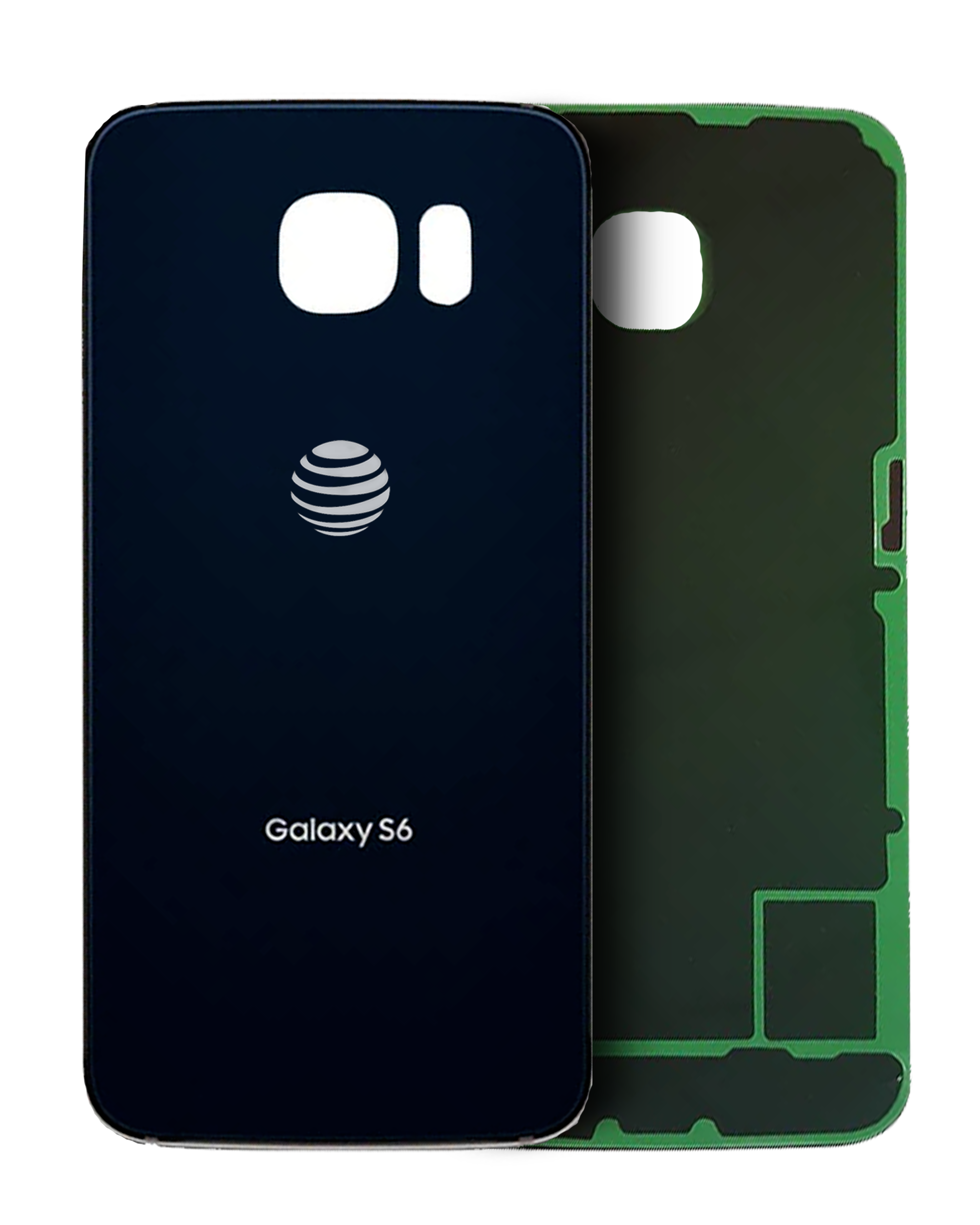 vetro cover posteriore per Samsung Galaxy S6 ( AT e T Logo) (Used Service Pack Pull: grado A) (Nero zaffiro)