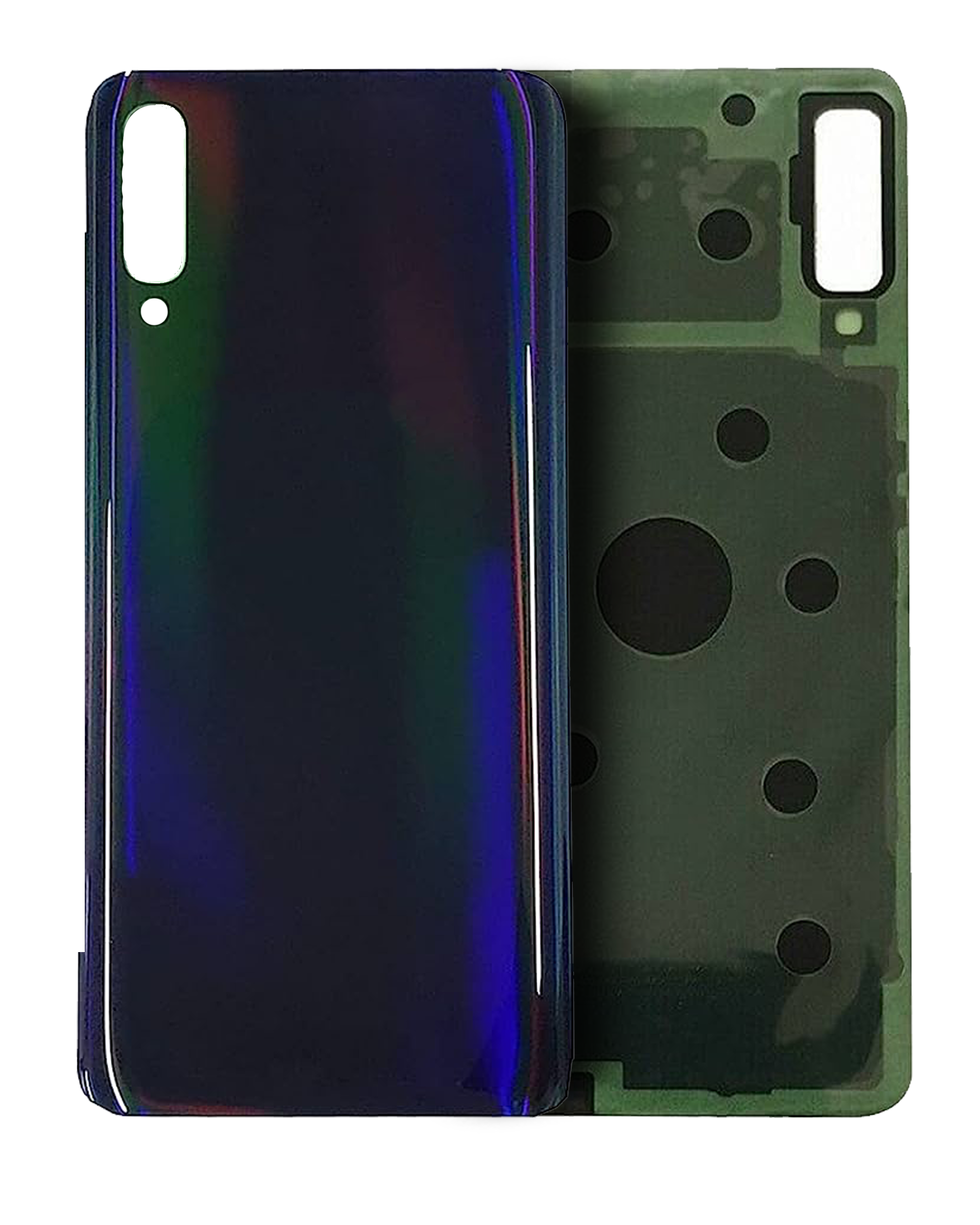 vetro cover posteriore per Samsung Galaxy A70 (A705 / 2019) (Service Pack) (Nero)