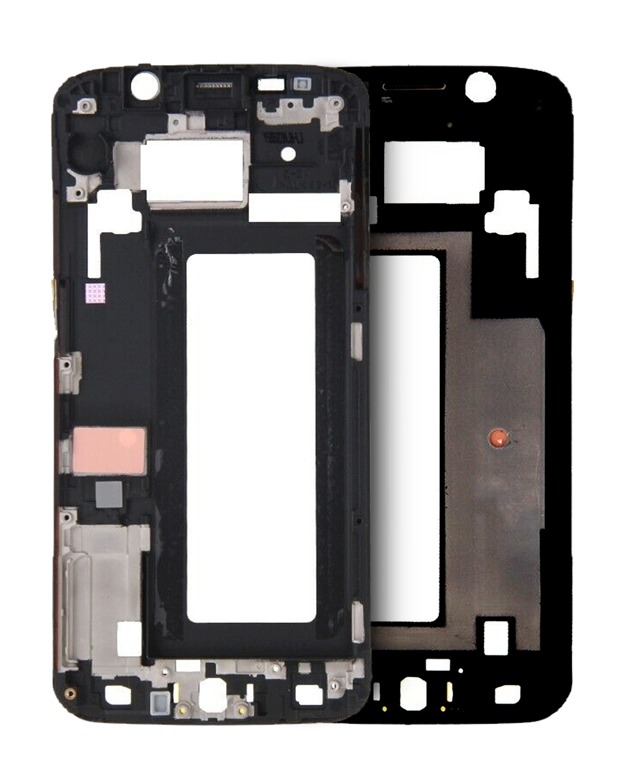 Frame centrale per Samsung Galaxy S6 Edge (Service Pack) (Nero zaffiro)