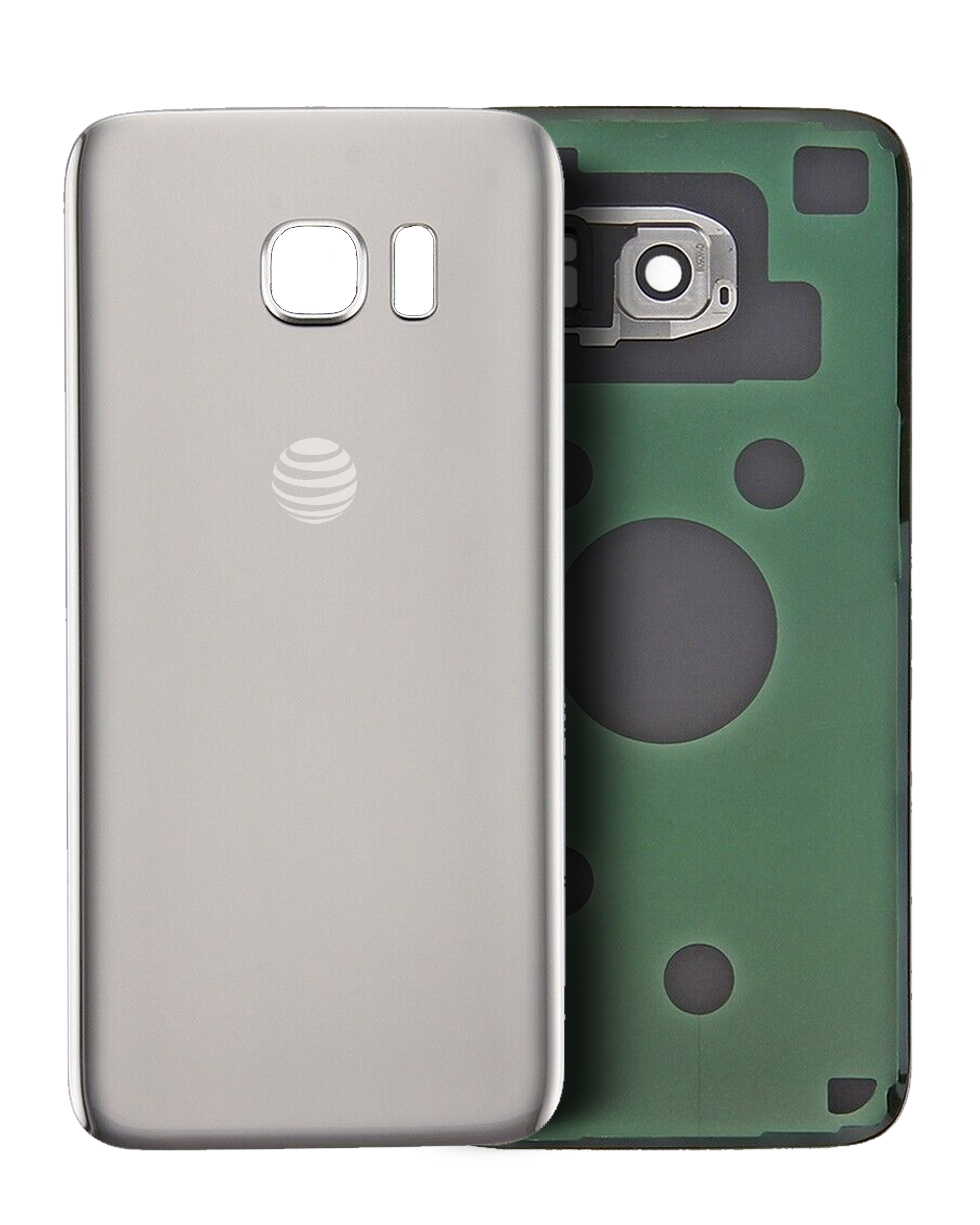vetro cover posteriore per Samsung Galaxy S7 Edge (Used Service Pack Pull: grado A) (Oro platino)