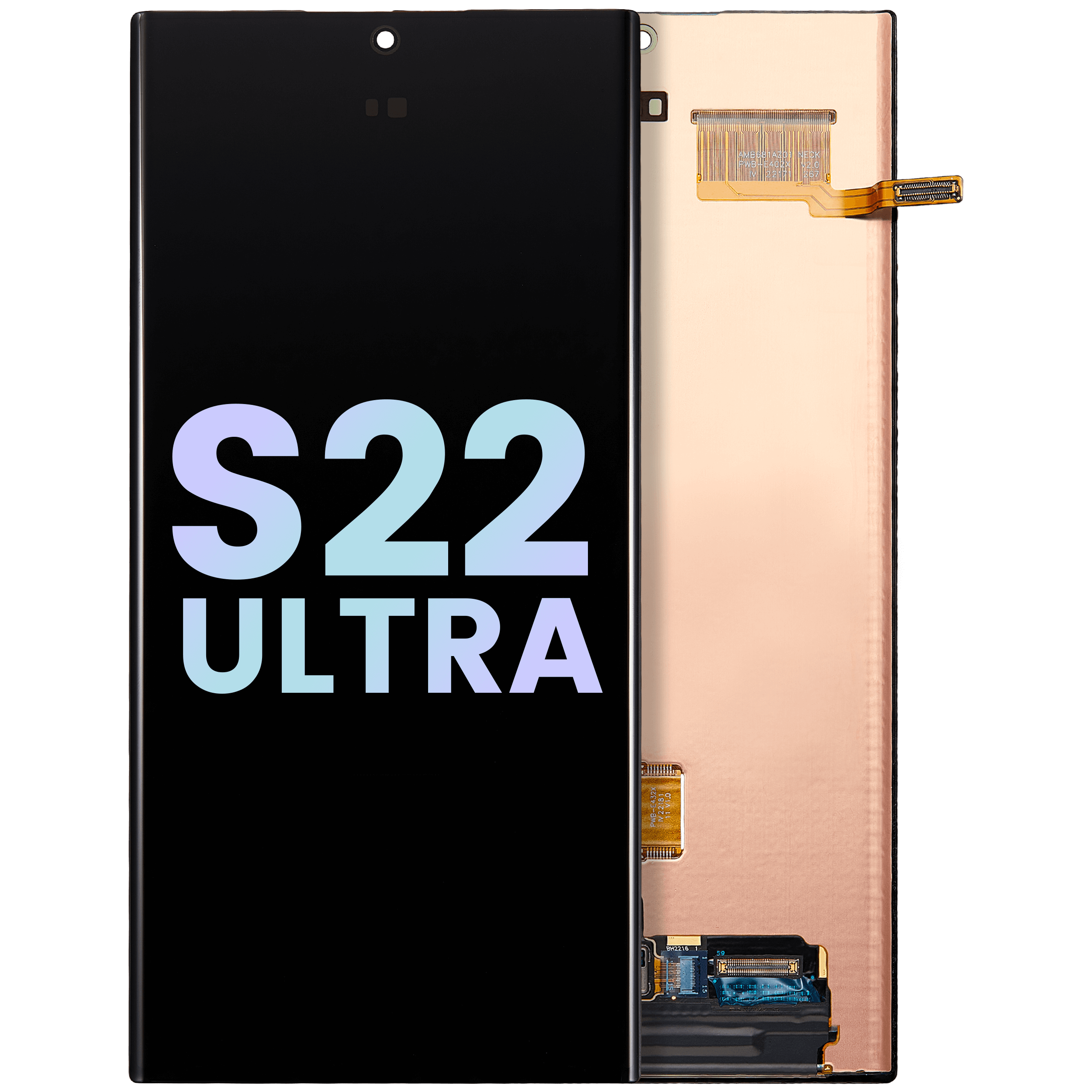 Display OLED completo senza Frame per Samsung Galaxy S22 Ultra 5G (Service Pack) (tutti i colori)