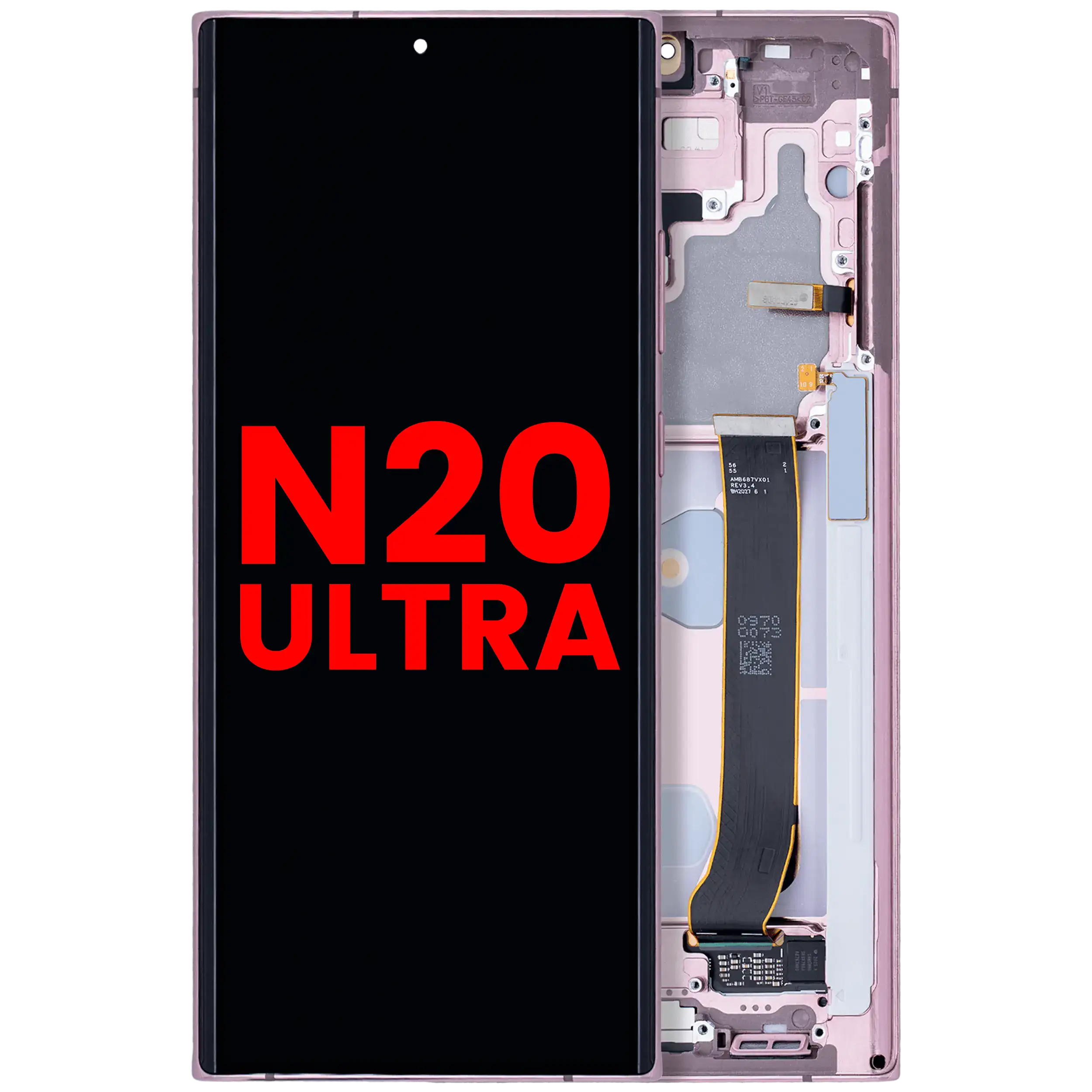 Display OLED completo con Frame per Samsung Galaxy Note 20 Ultra 5G (Mystic Bronze)