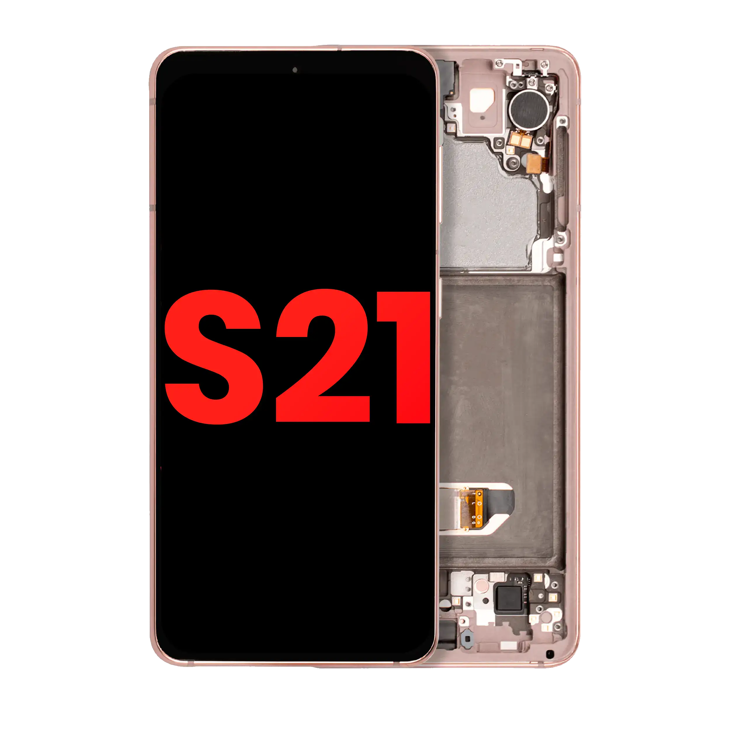 Display OLED completo con Frame per Samsung Galaxy S21 5G (Phantom Rosa)