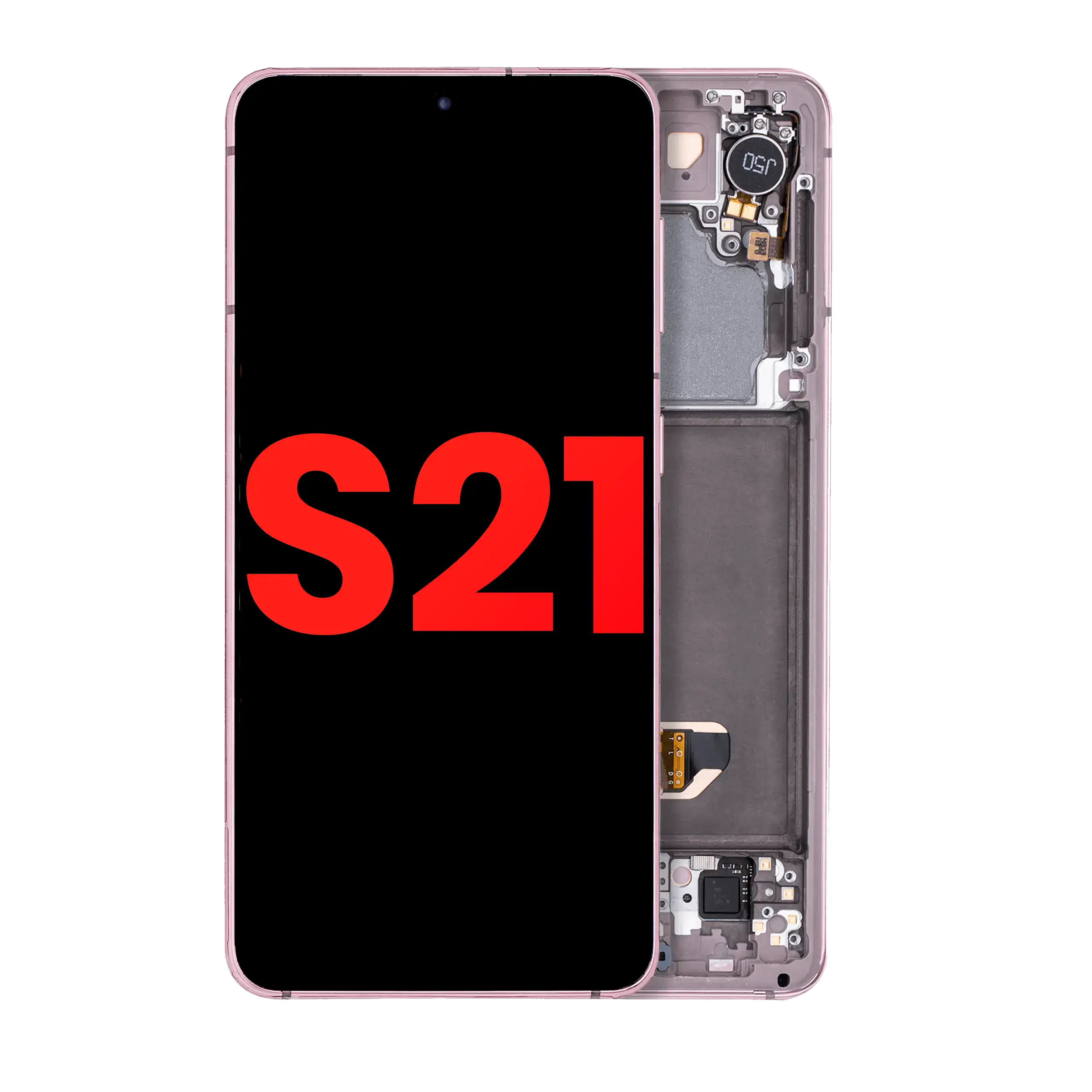 Display OLED completo con Frame per Samsung Galaxy S21 5G (Phantom Violet)