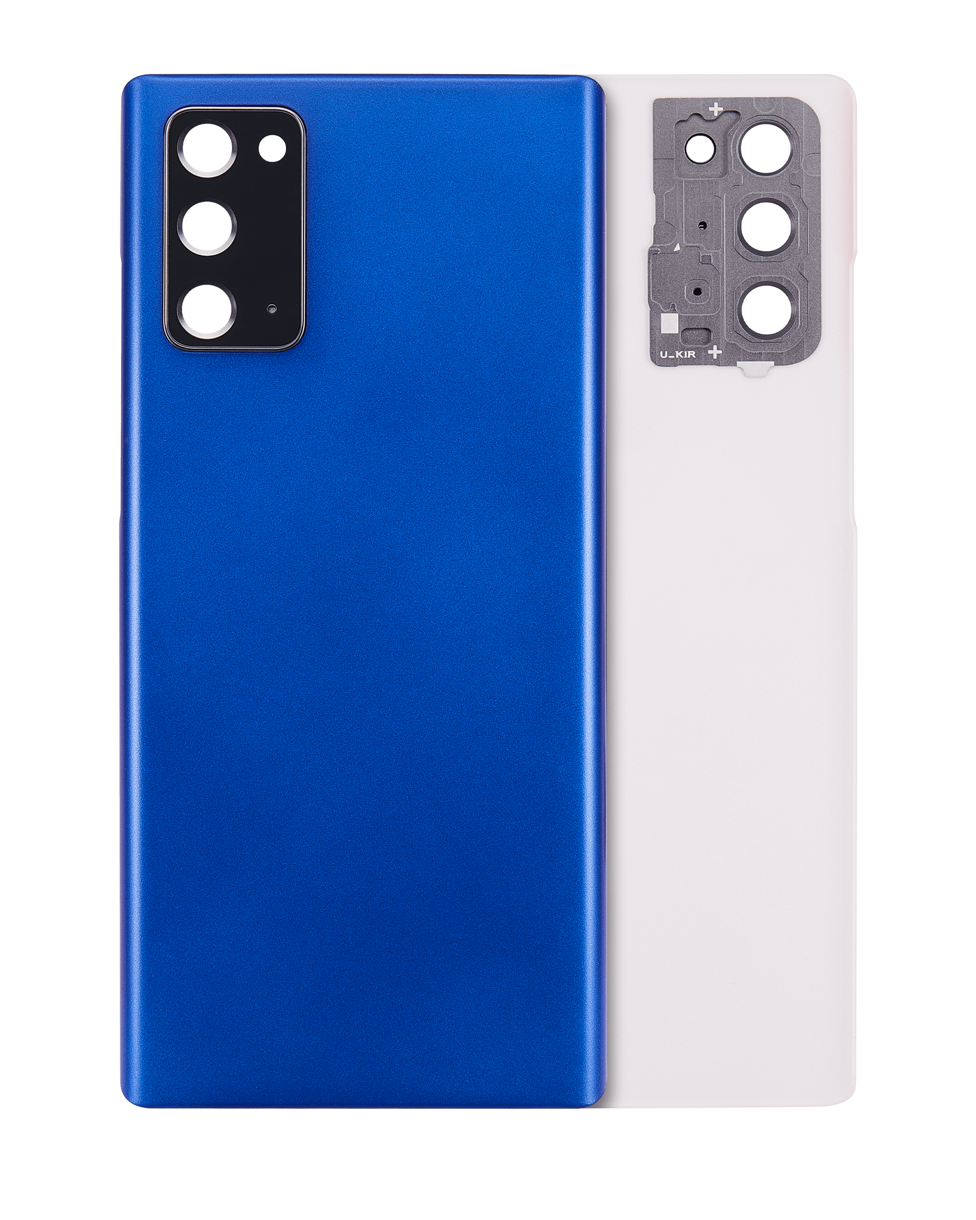 vetro cover posteriore con Vetro fotocamera per Samsung Galaxy Note 20 5G (No Logo) (Aftermarket Plus) (Mystic Blu)