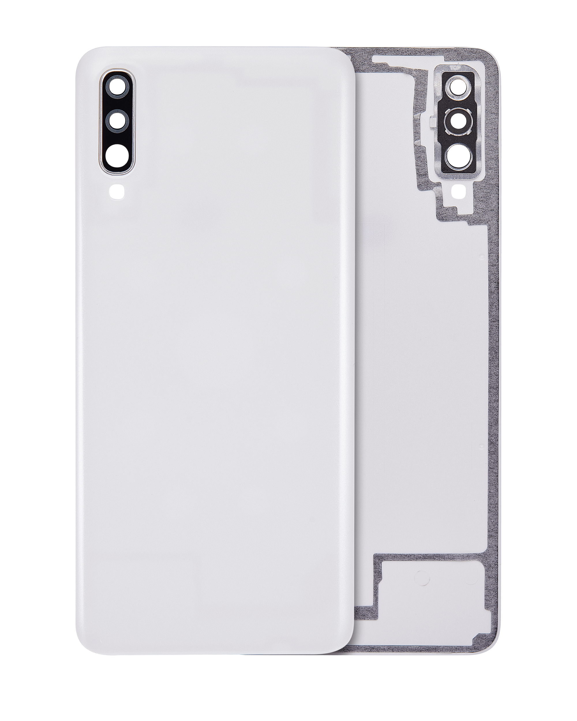 vetro cover posteriore per Samsung Galaxy A70 (A705 / 2019) (Aftermarket Plus) (Bianco)