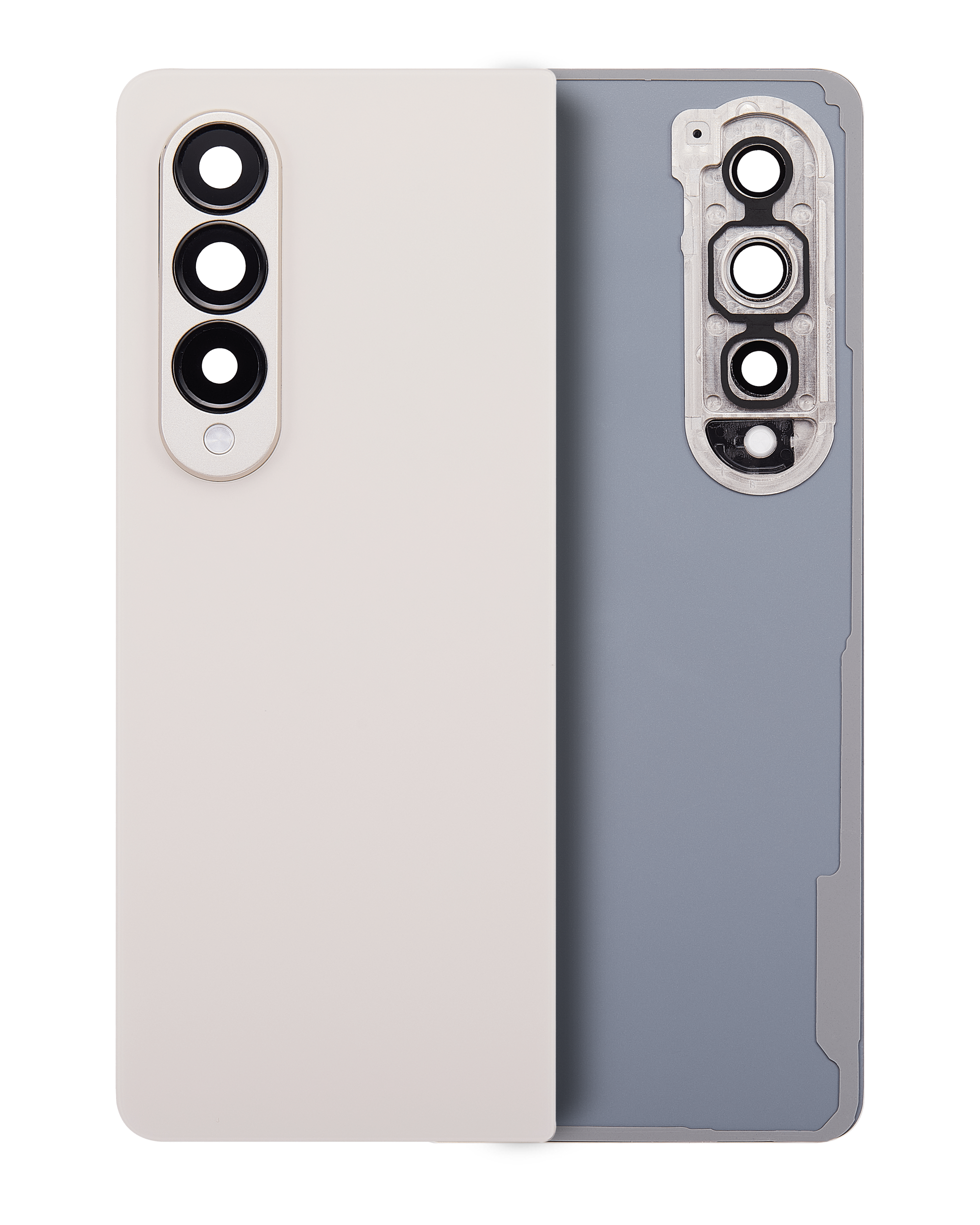 vetro cover posteriore con Vetro fotocamera per Samsung Galaxy Z Fold 4 (F936) (Beige)