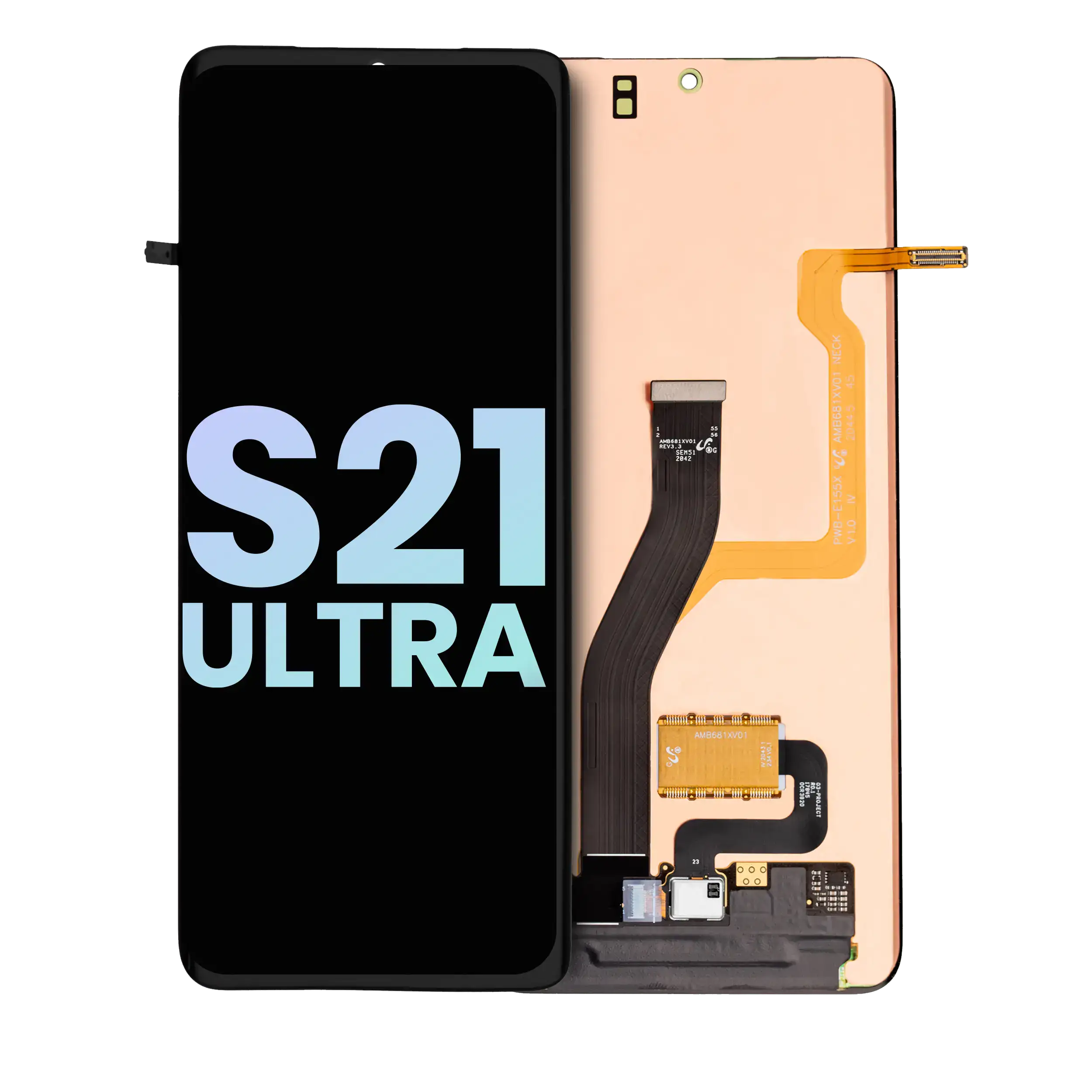 Display OLED completo senza Frame per Samsung Galaxy S21 Ultra 5G (Service Pack) (tutti i colori)