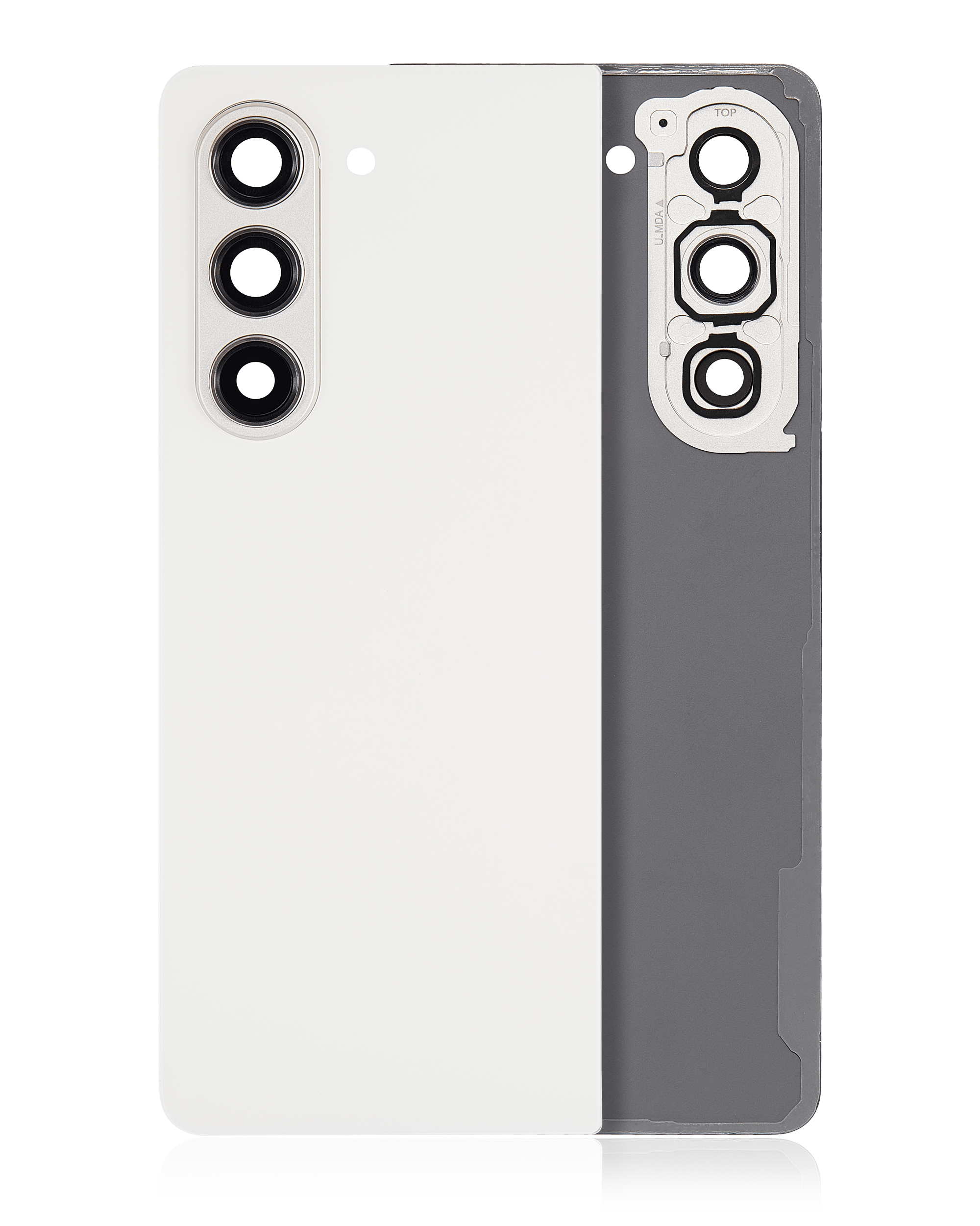vetro cover posteriore con Vetro fotocamera per Samsung Galaxy Z Fold 5 5G (F946) (Cream)